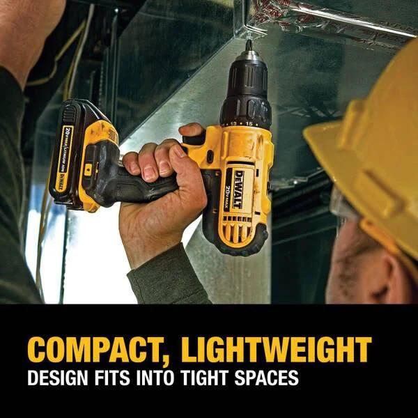 DeWalt 20V Li-Ion Compact Drill & Impact Kit (DCD771 + DCF885) - Image 10