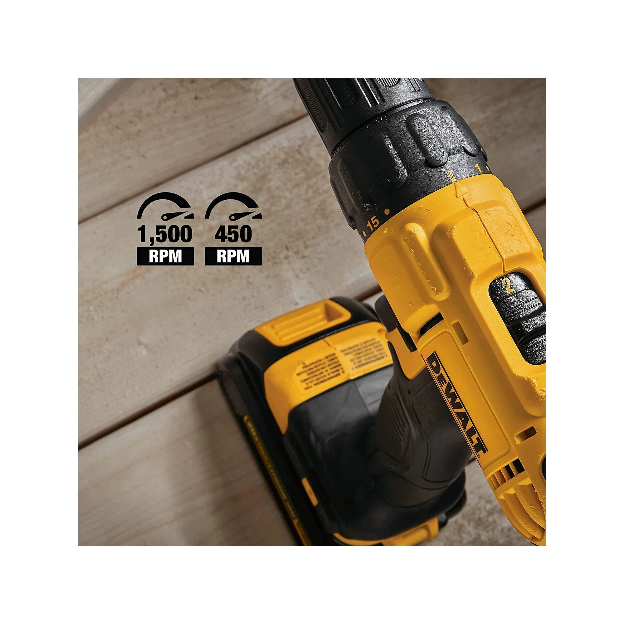 DeWalt 20V Li-Ion Compact Drill & Impact Kit (DCD771 + DCF885) - Image 16