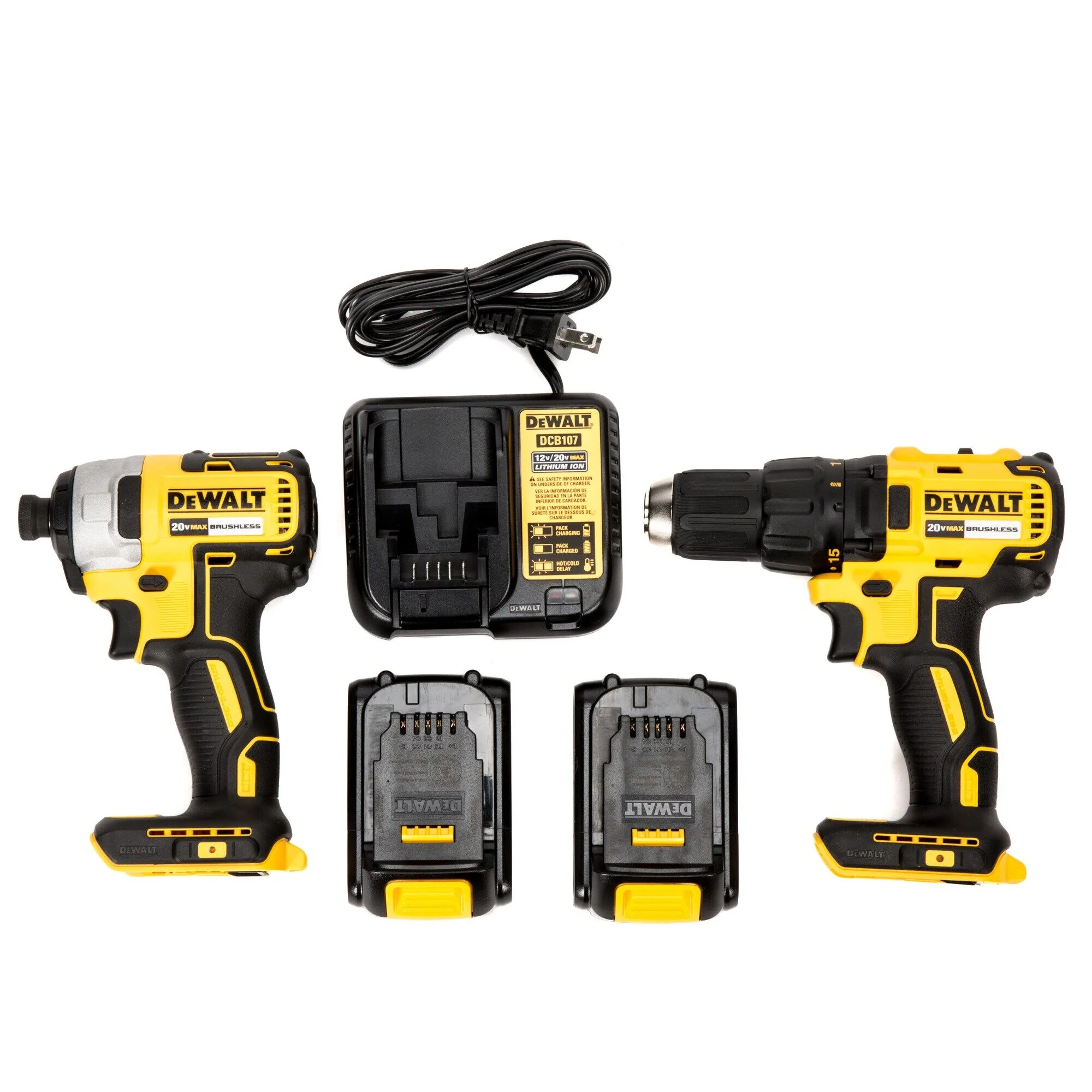 DeWalt 20V MAX Compact Brushless Drill/Driver & Impact Driver Combo Kit - Image 10