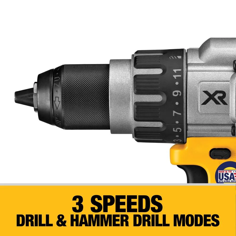 DeWalt 20V MAX XR® Brushless 5 Ah Hammer Drill/Impact Kit - Image 10