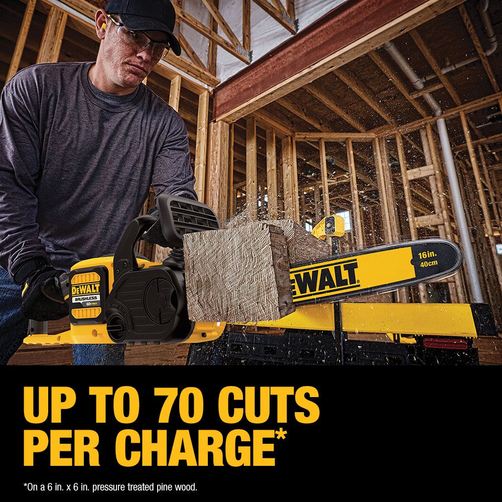 DeWalt FLEXVOLT™ 60V MAX CHAINSAW and Blower Combo Kit - Image 10