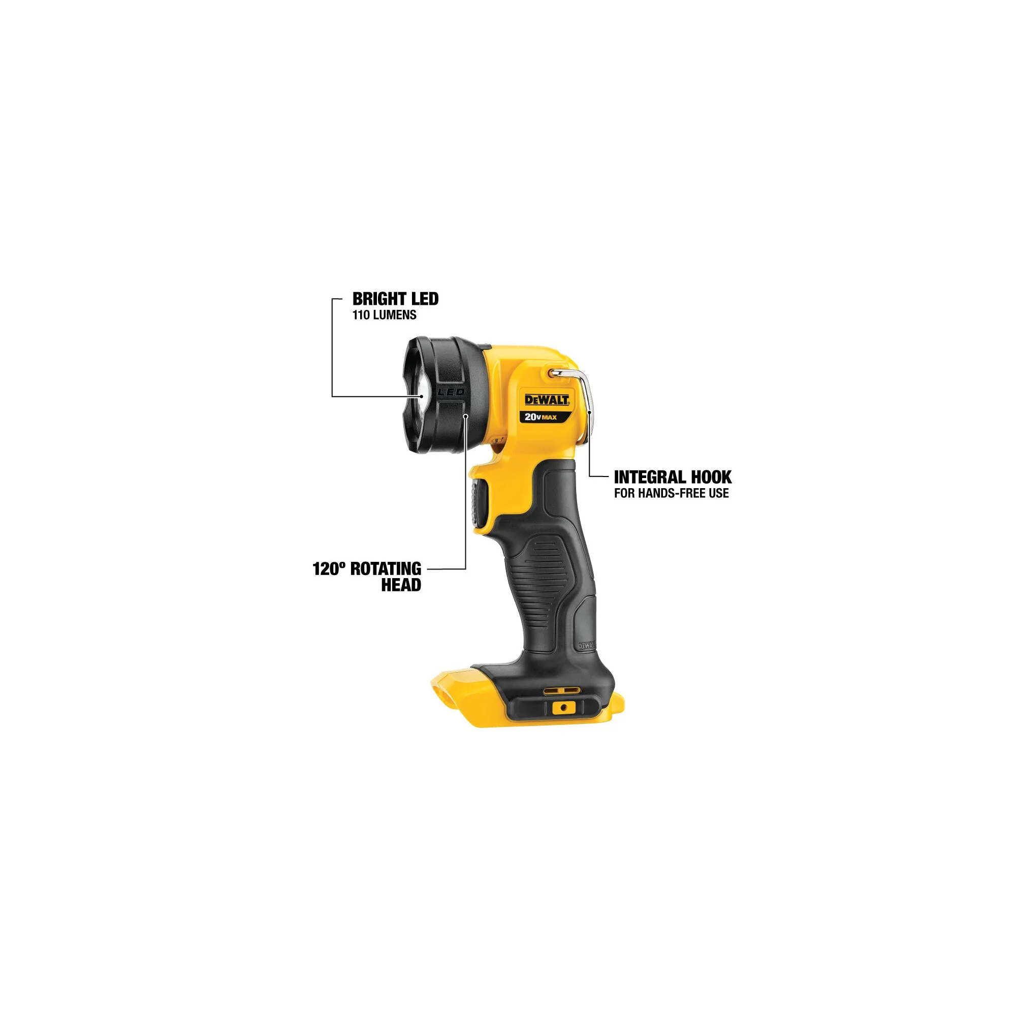 DeWalt 20V MAX LED Work Light - Tool Only - Image 7