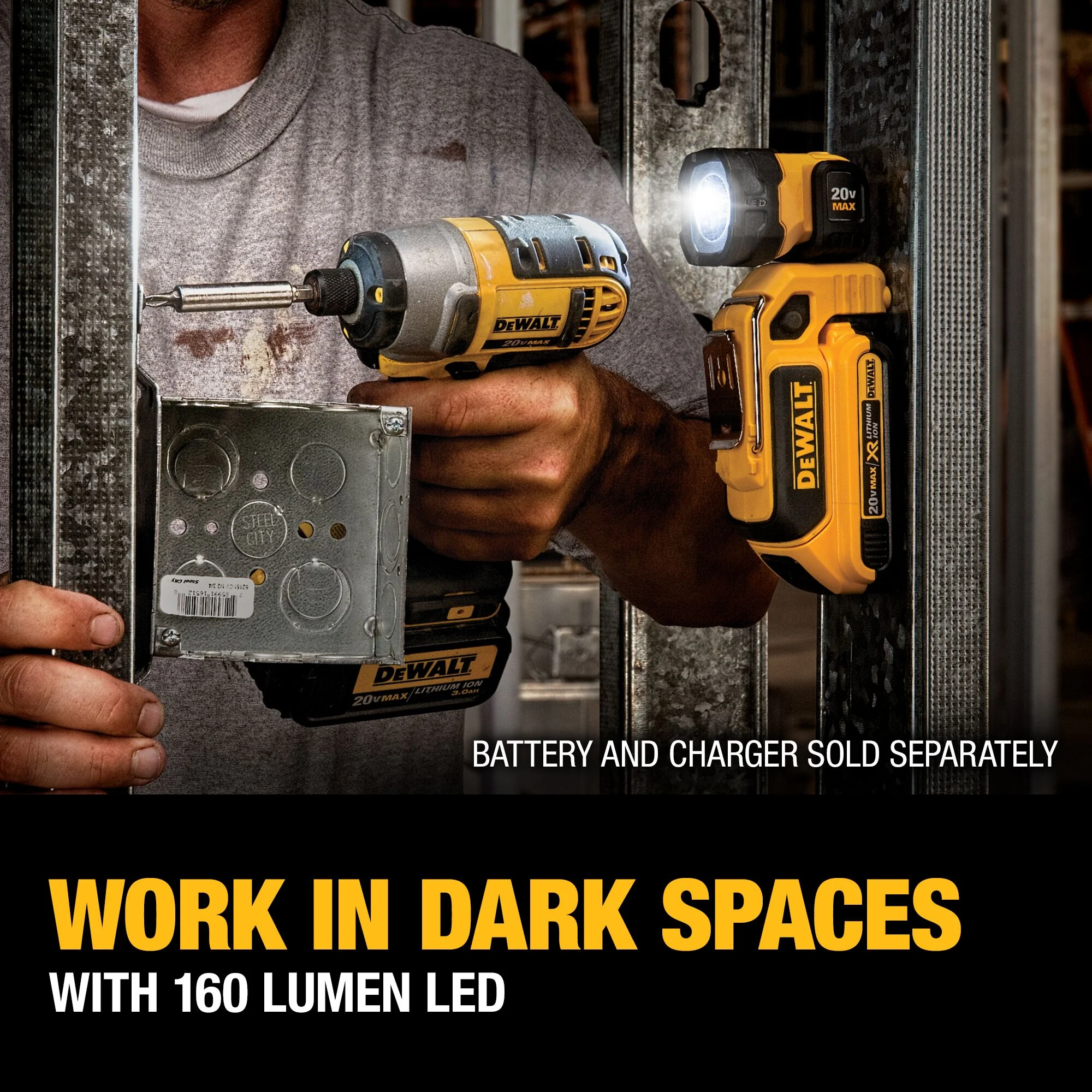 DeWalt 20V MAX LED Hand Held Worklight - Image 12