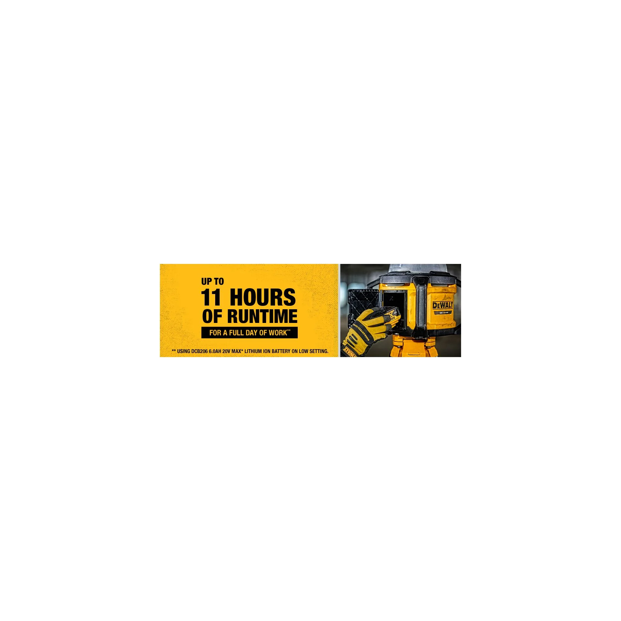 DeWalt 20V MAX Tool Connect™ All-Purpose Cordless Work Light - Tool Only - Image 20