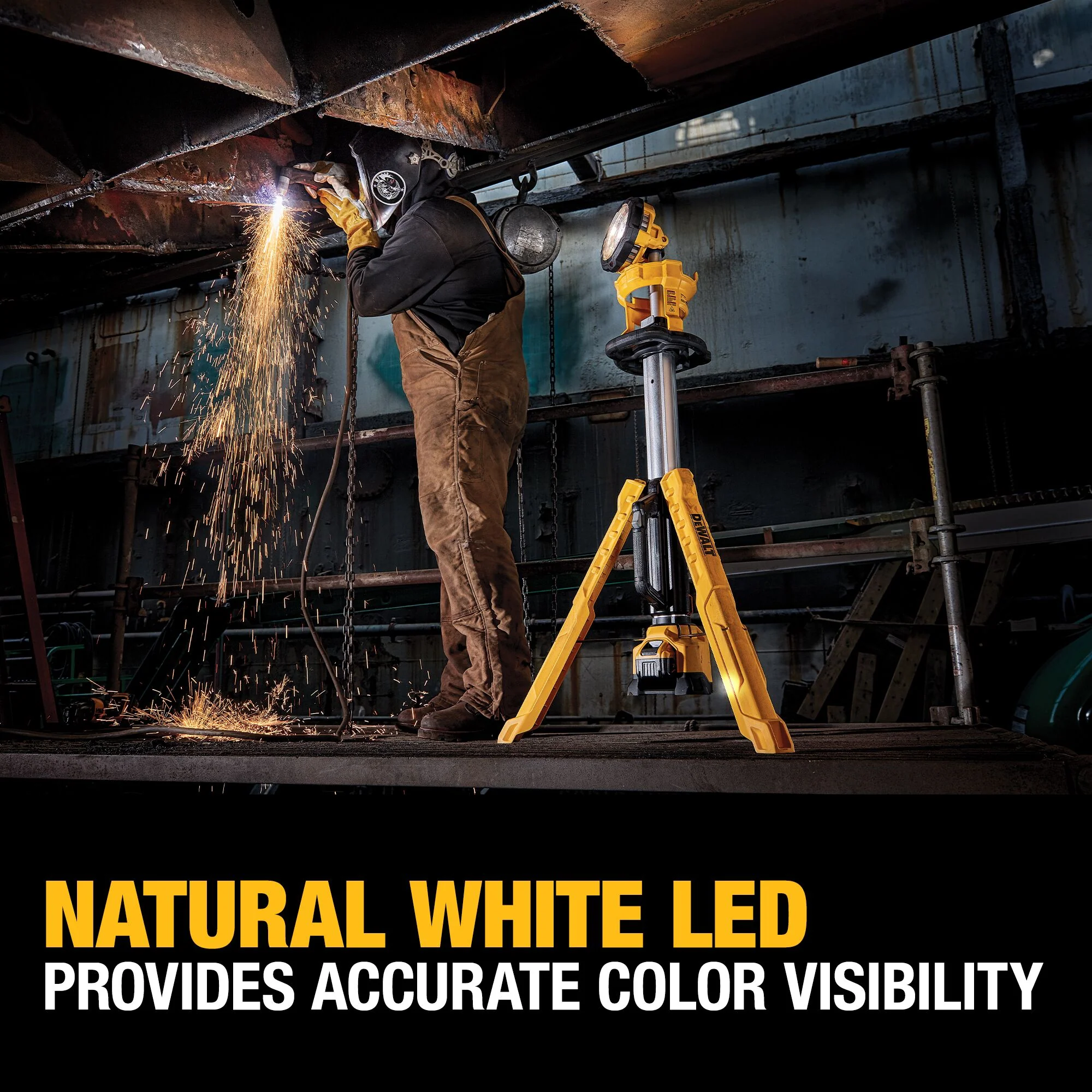 DeWalt 20V MAX Cordless Tripod Light Kit - Image 20
