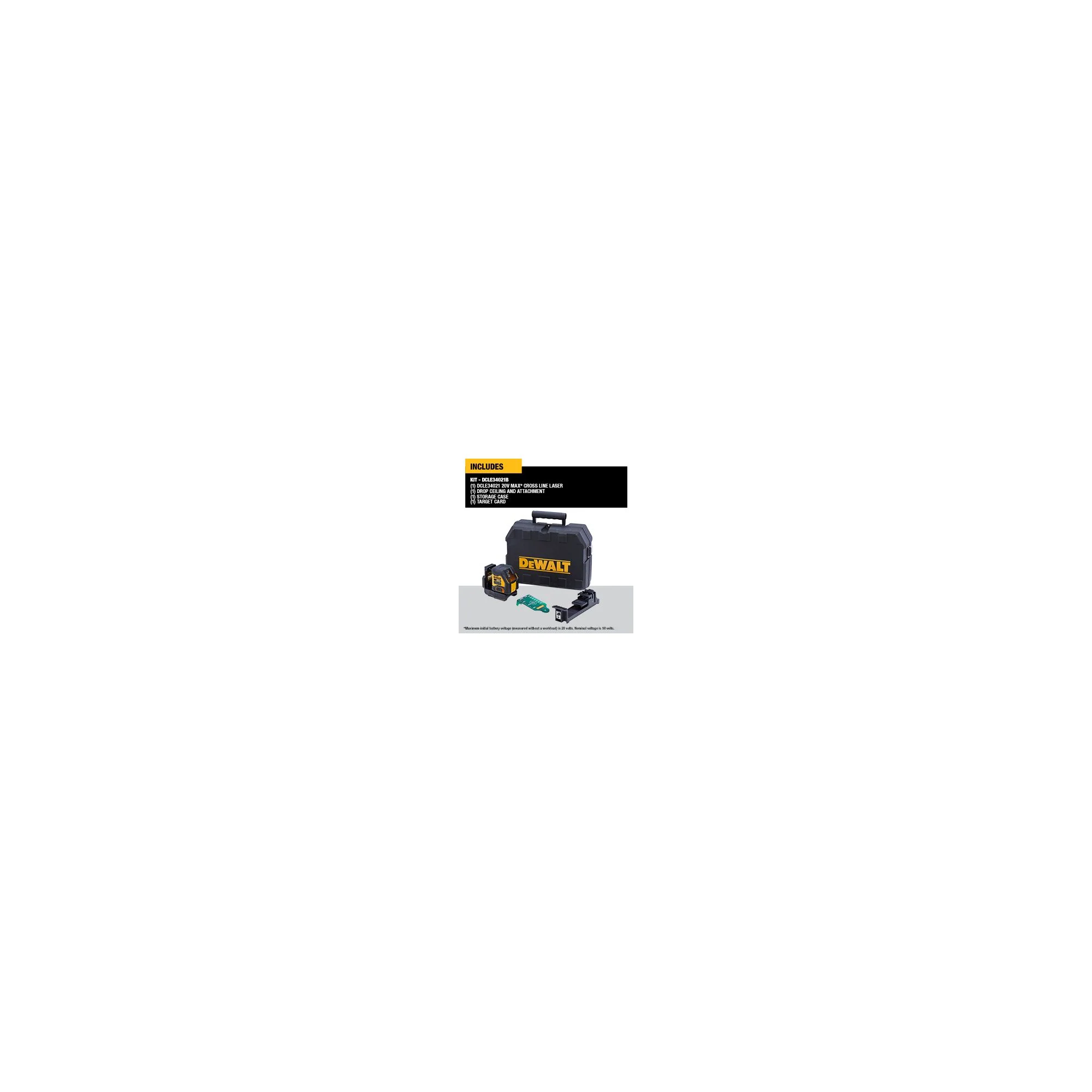 DeWalt 20V Green Cross Line Laser - Tool Only - Image 10
