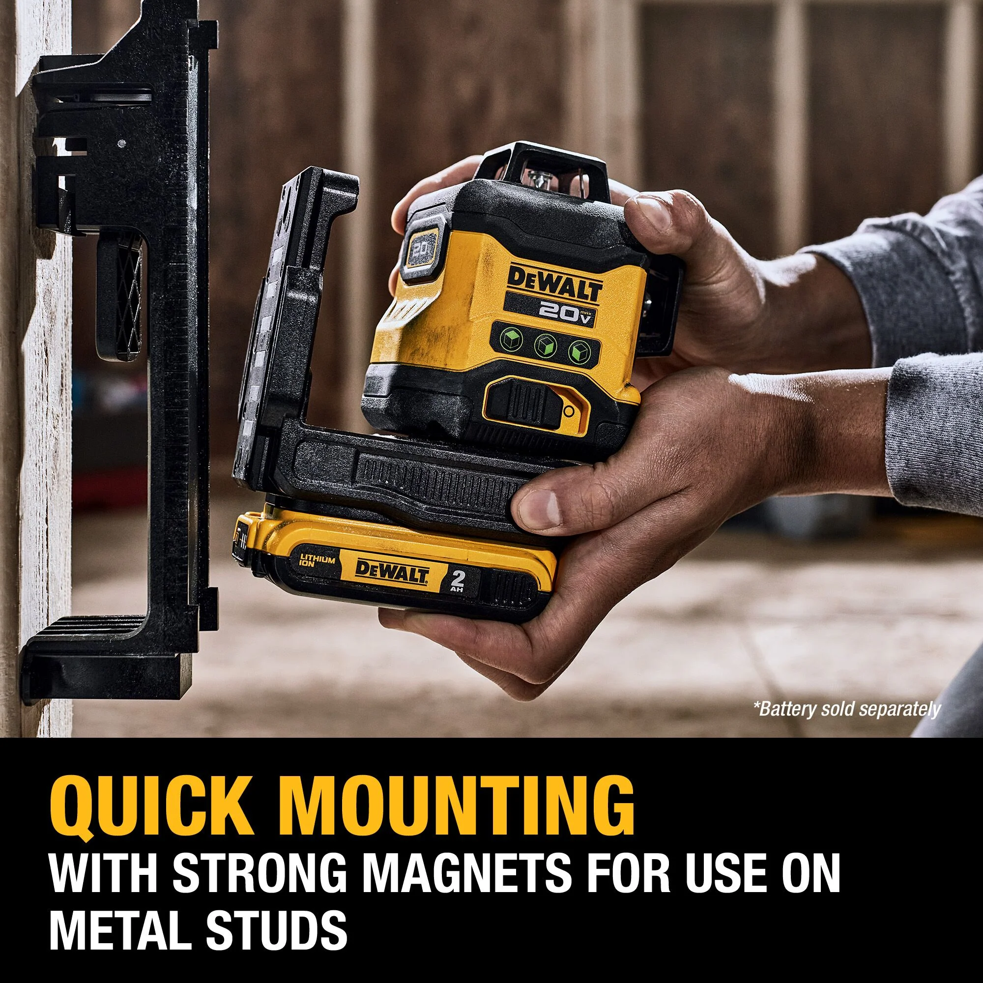 DeWalt 20V 3 x 360 Green Line Laser - Tool Only - Image 18