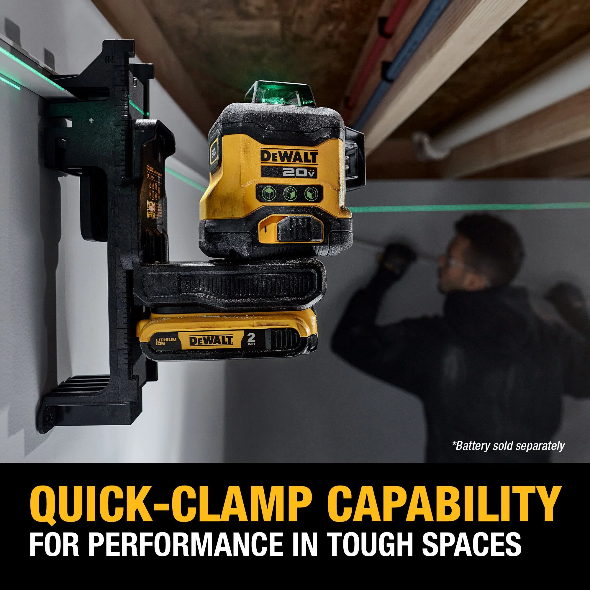 DeWalt 20V 3 x 360 Green Line Laser - Tool Only - Image 20
