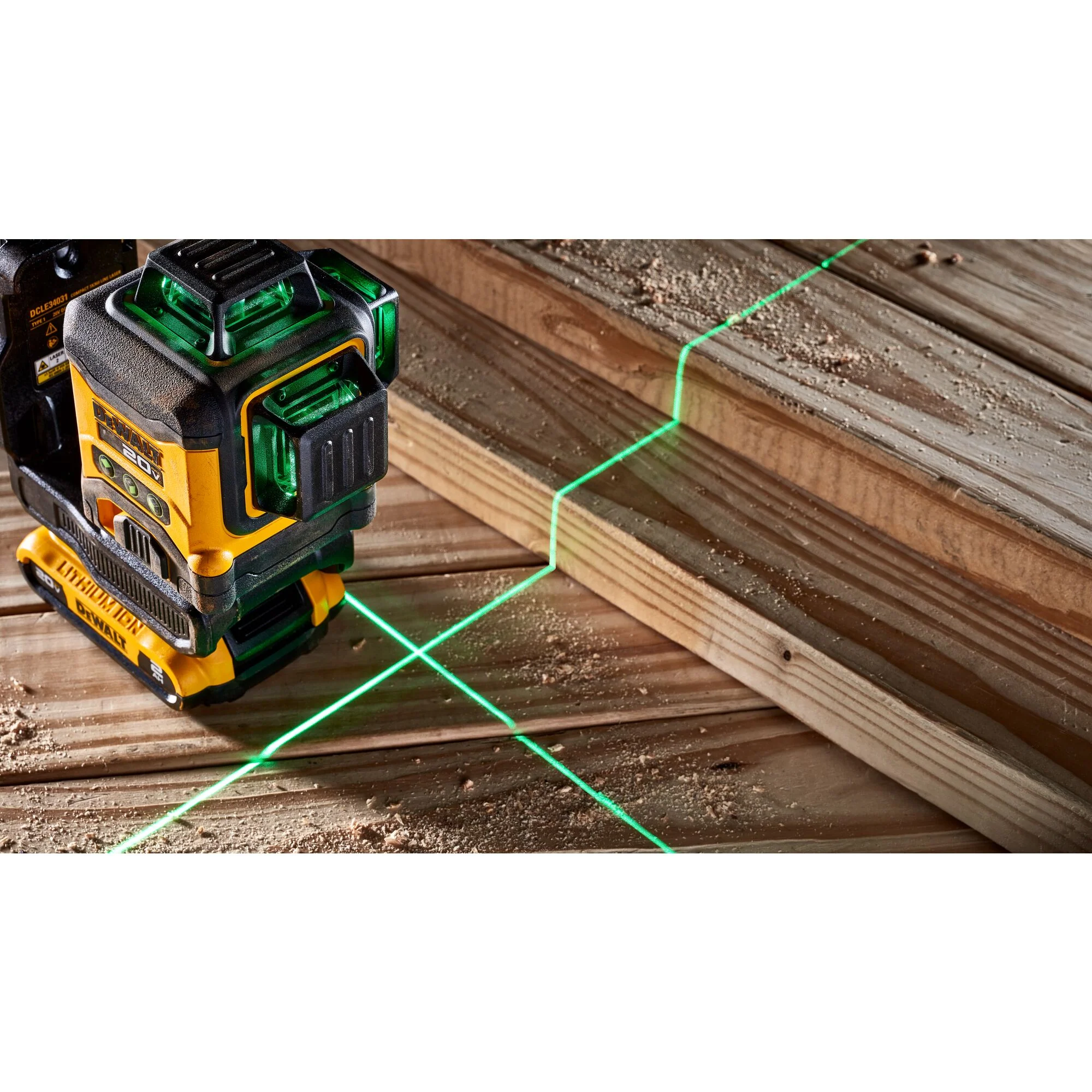 DeWalt 20V 3 x 360 Green Line Laser - Tool Only - Image 5