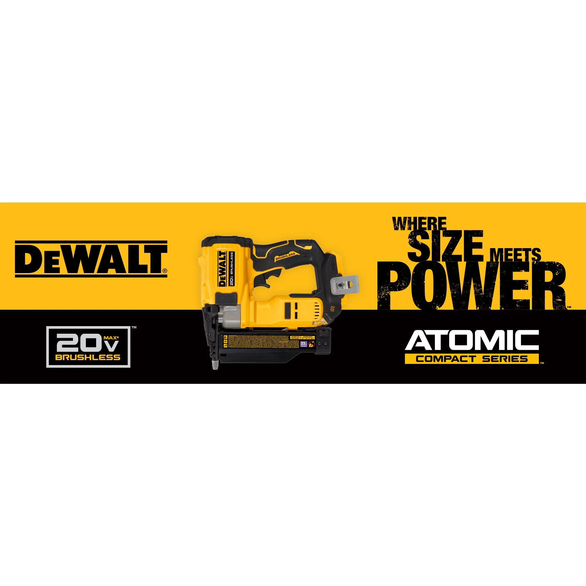 DeWalt 20V MAX Brushless Cordless 23 Gauge Pin Nailer - Tool Only - Image 10