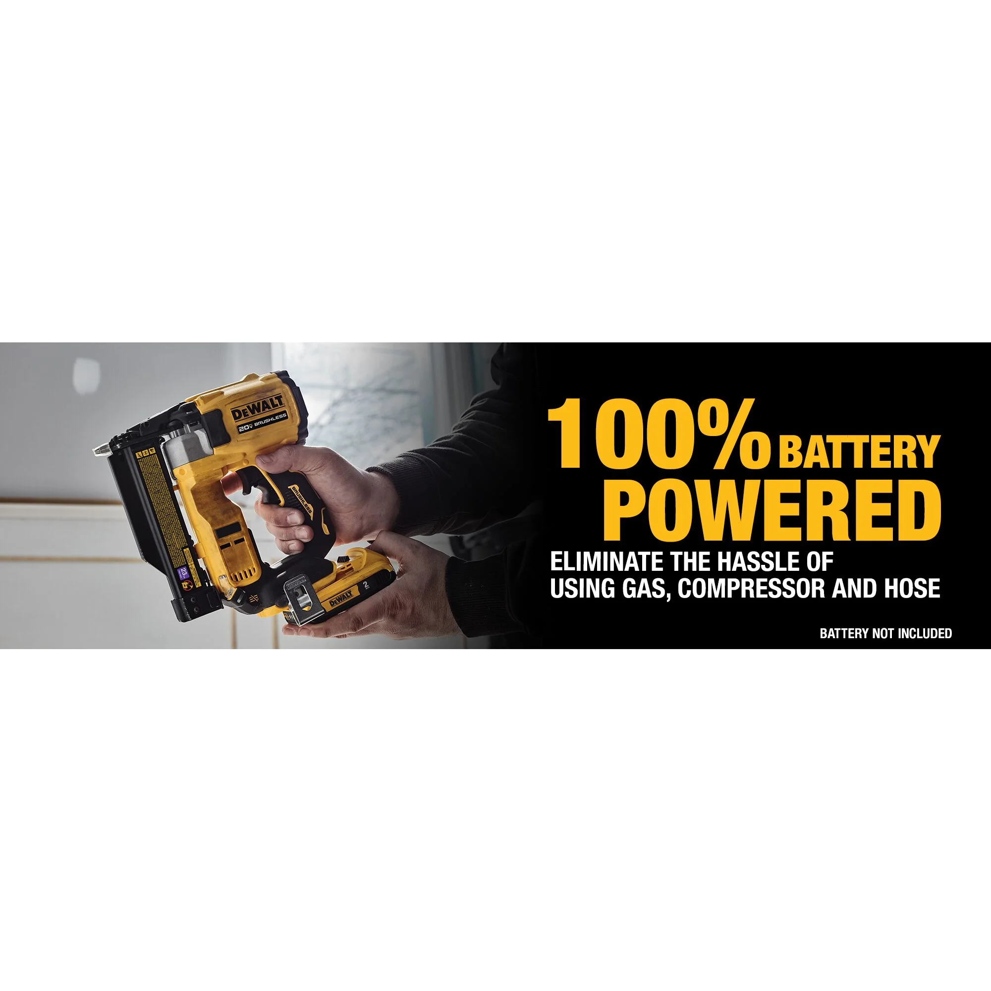 DeWalt 20V MAX Brushless Cordless 23 Gauge Pin Nailer - Tool Only - Image 12