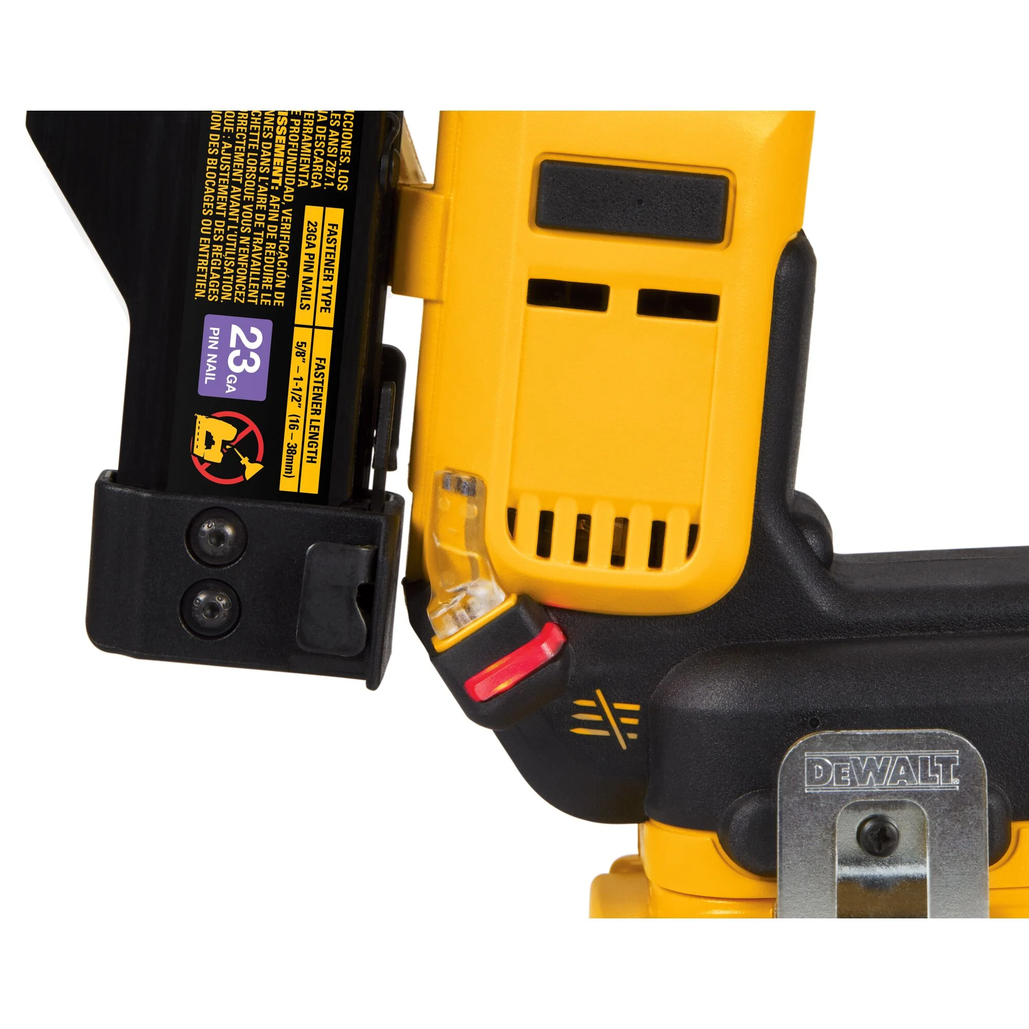 DeWalt 20V MAX Brushless Cordless 23 Gauge Pin Nailer Kit - Image 7