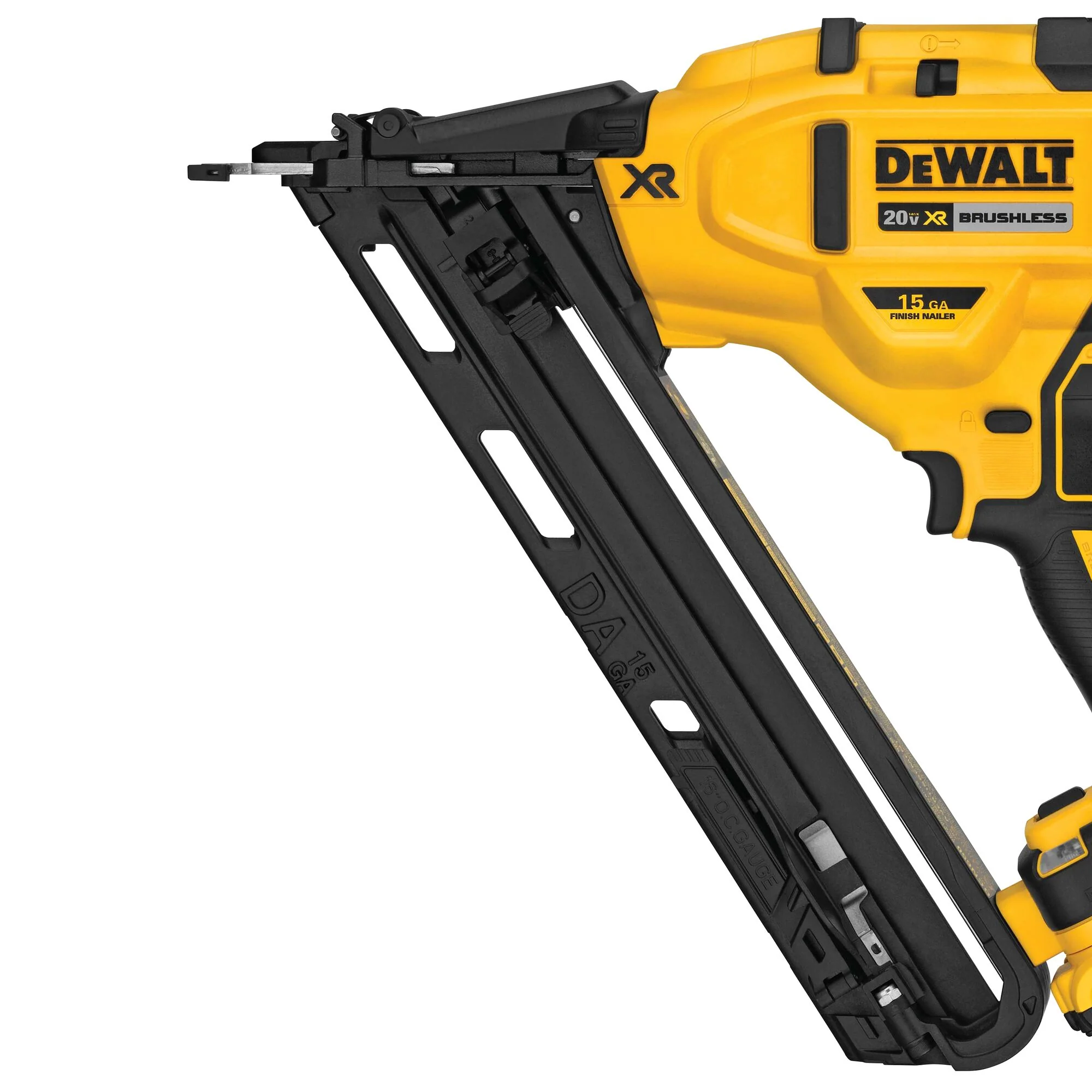 DeWalt 20V MAX XR 15 Gauge Cordless Angled Finish Nailer Kit - Image 12