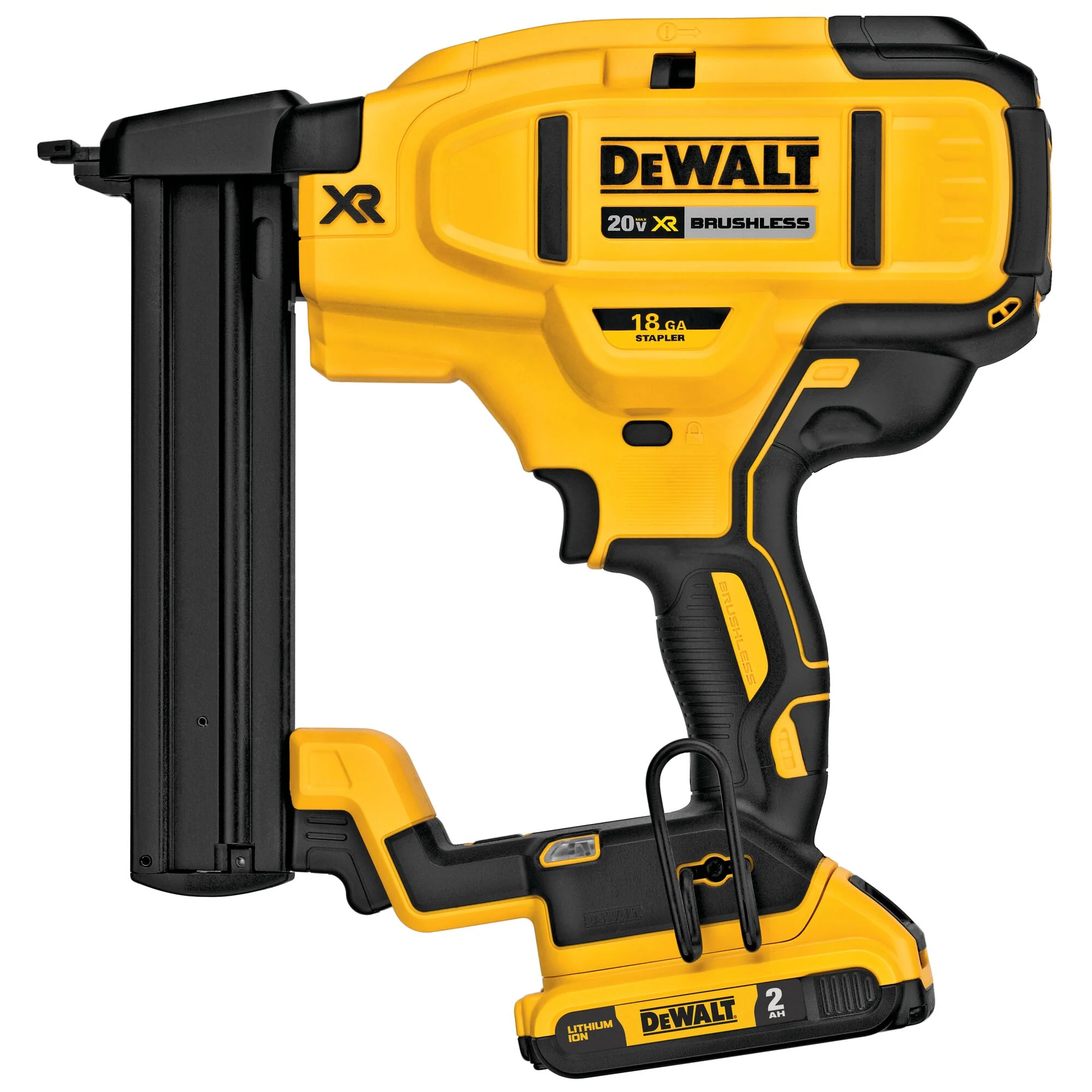 DeWalt 20V MAX XR 18 Gauge Cordless Narrow Crown Stapler Kit - Image 2