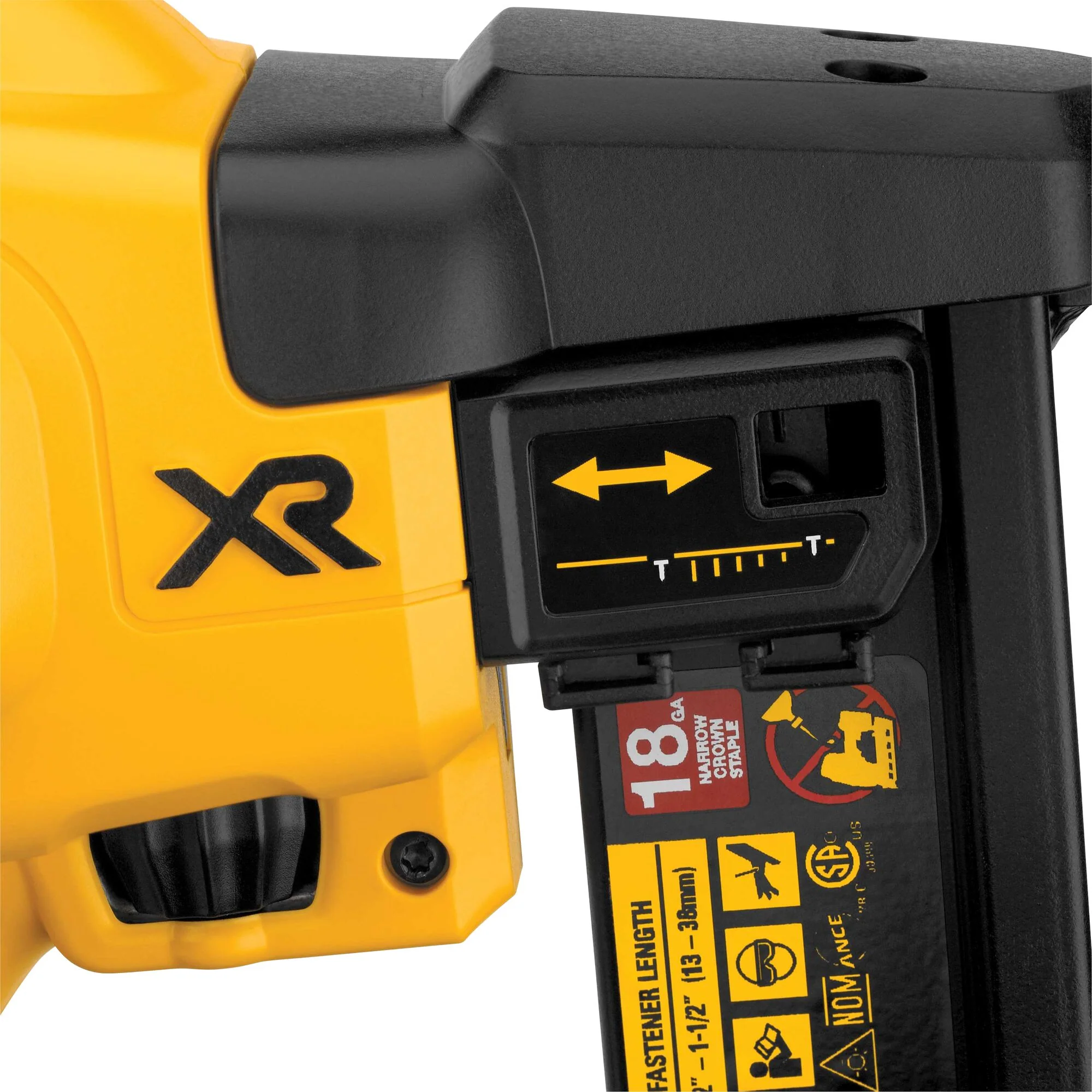 DeWalt 20V MAX XR 18 Gauge Cordless Narrow Crown Stapler Kit - Image 4