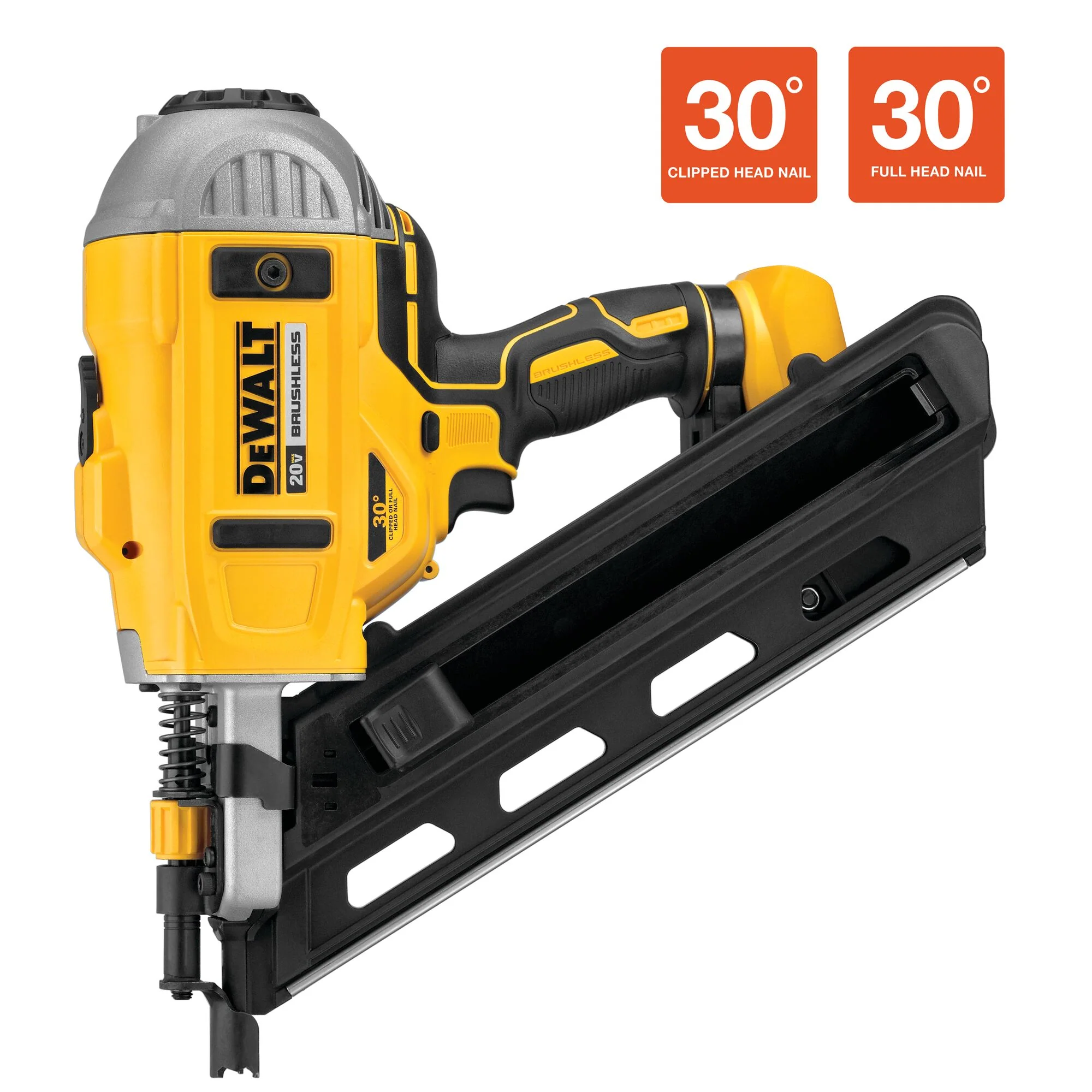 DeWalt 20V MAX Cordless 30° Paper Collated Framing Nailer - Tool Only - Image 10