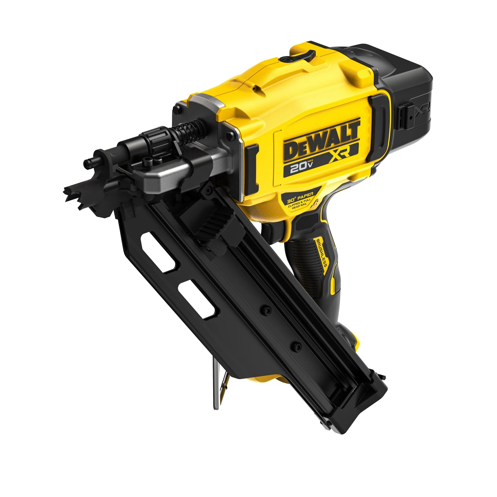 Dewalt 20V MAX XR 30° Brushless Cordless Paper Collated Framing Nailer - Tool Only - Image 5