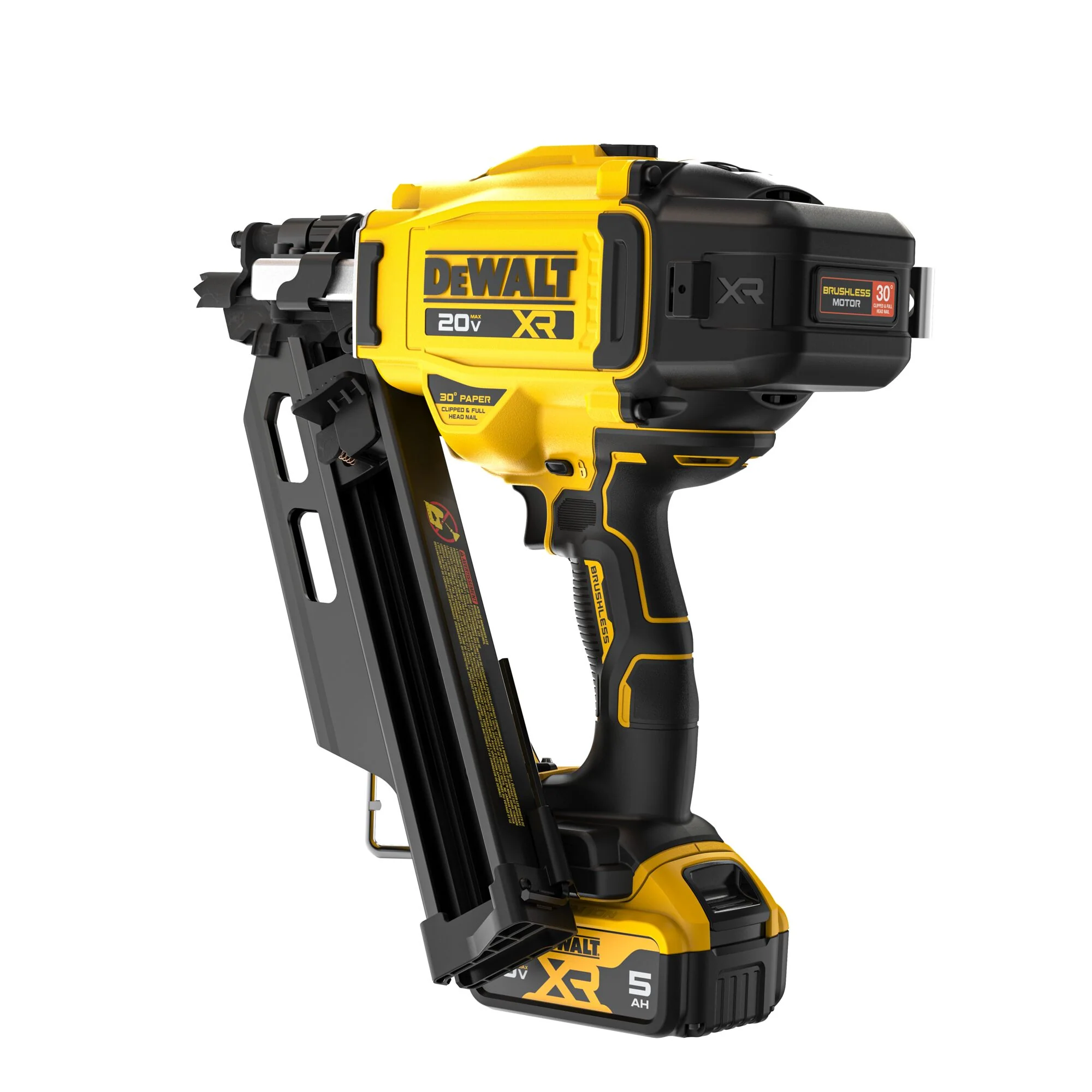 DeWalt 20V MAX XR® Brushless Cordless 30° Paper Tape Framing Nailer Kit - Image 3