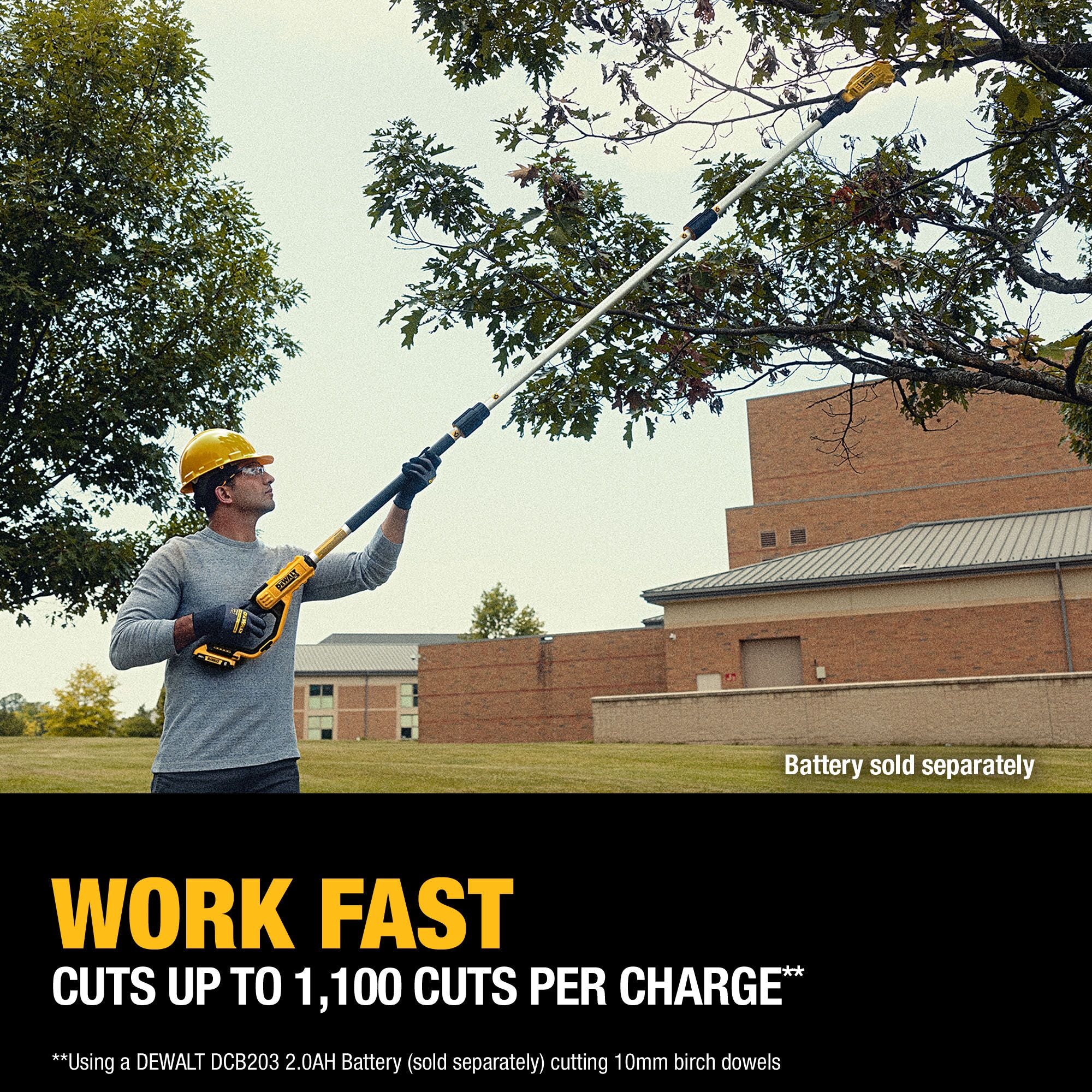 DeWalt 20V MAX 1-1/2" Corless Pole Pruner - Tool Only - Image 7