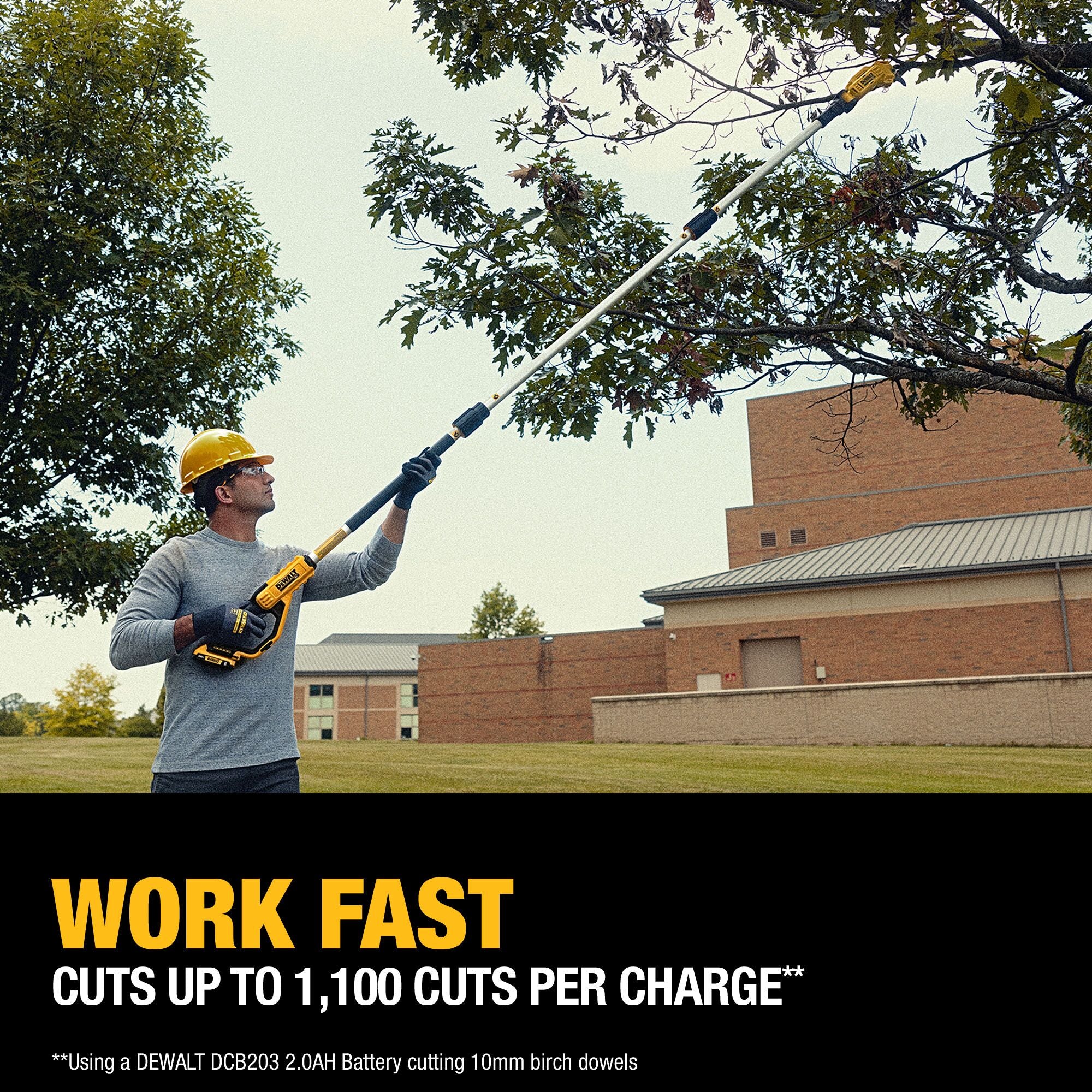 DeWalt 20V MAX 1-1/2" Corless Pole Pruner Kit - Image 7