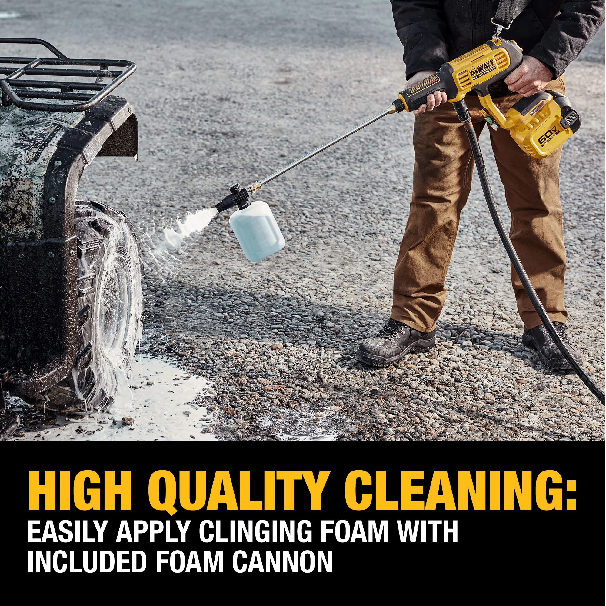 DeWalt 60V MAX 1000 psi Cordless Power Cleaner Kit - Image 10