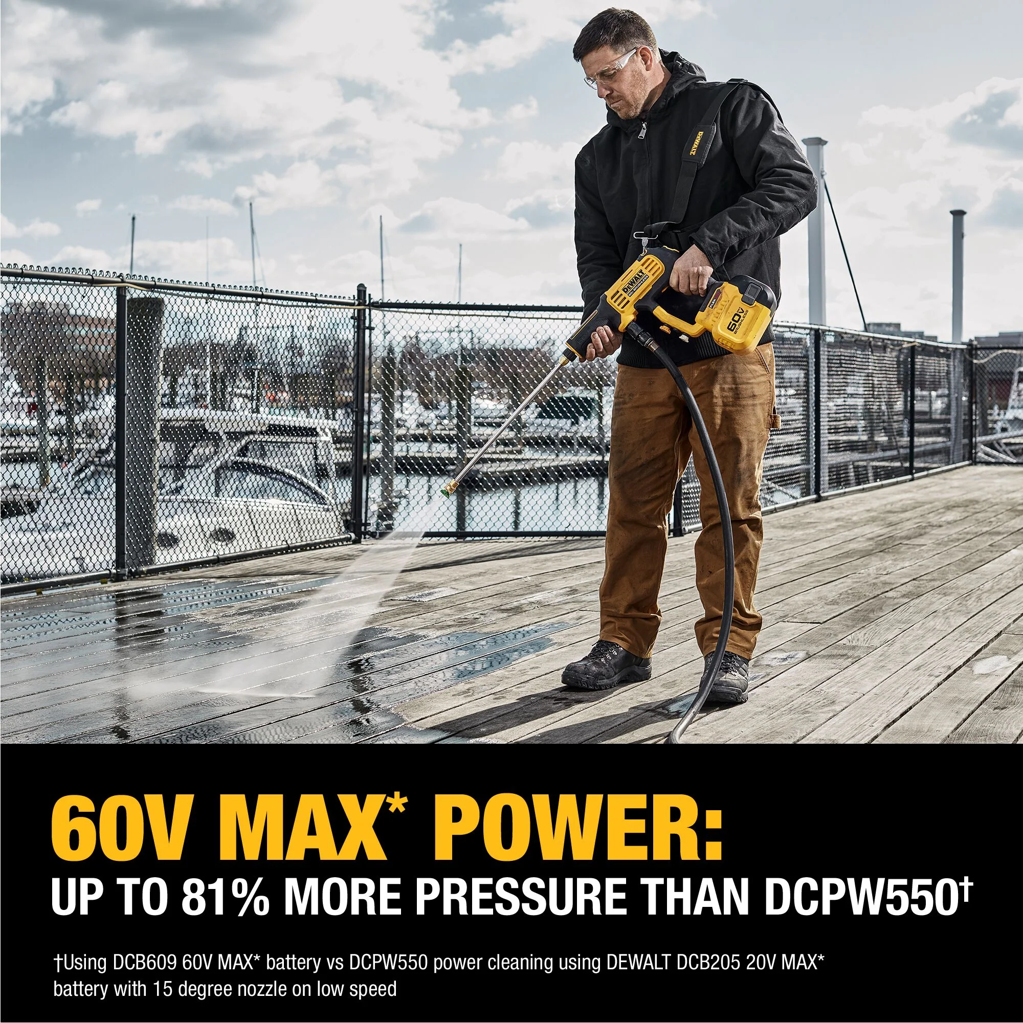 DeWalt 60V MAX 1000 psi Cordless Power Cleaner Kit - Image 4