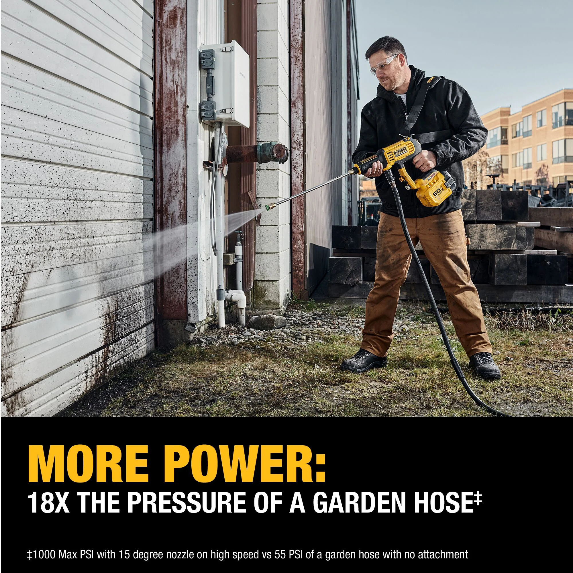 DeWalt 60V MAX 1000 psi Cordless Power Cleaner Kit - Image 5