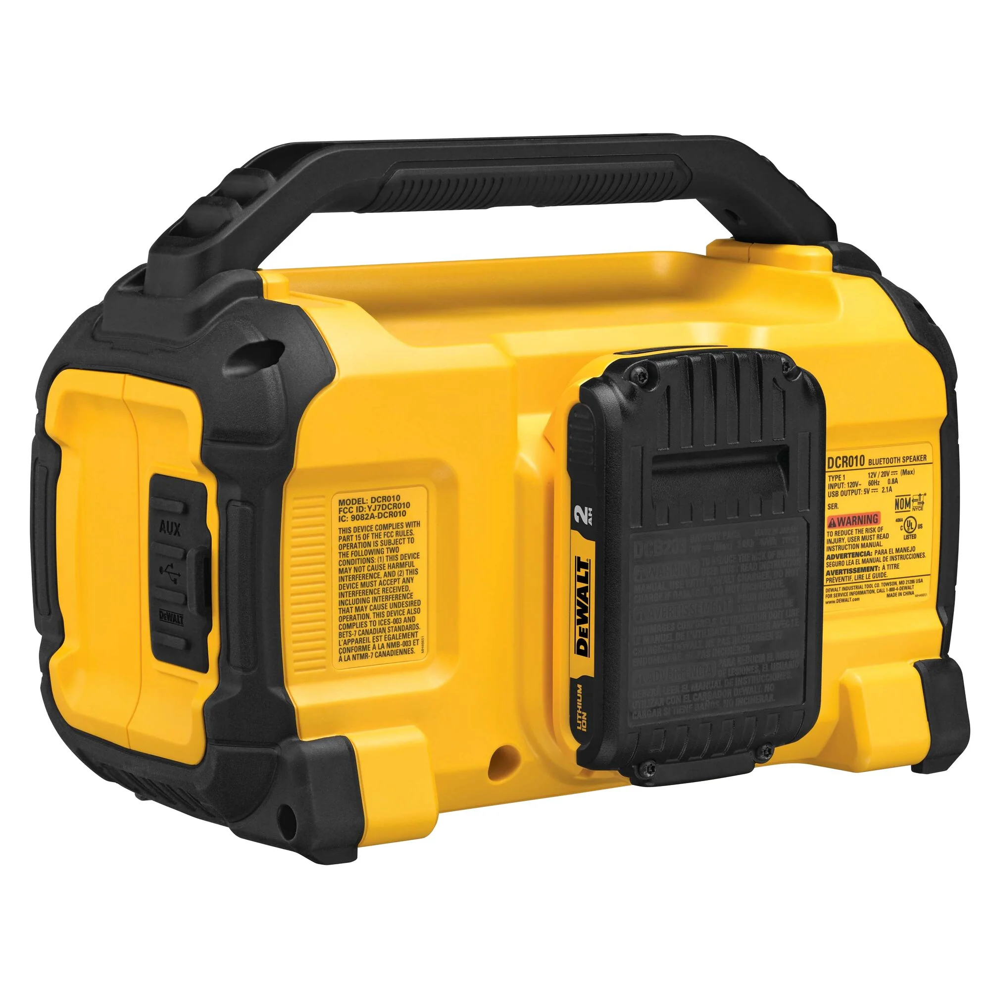 DeWalt 12V/20V MAX Jobsite Bluetooth Speaker - Image 3