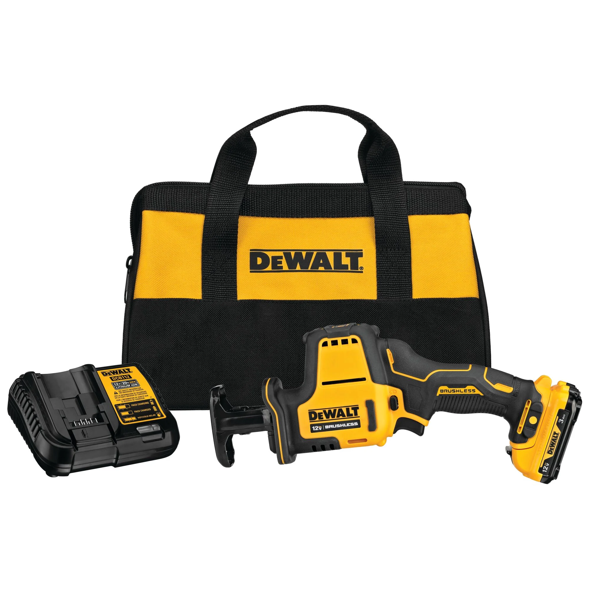 DeWalt 12V XTREMEâ„¢ MAX Brushless One-Handed Cordless Reciprocating Saw Kit