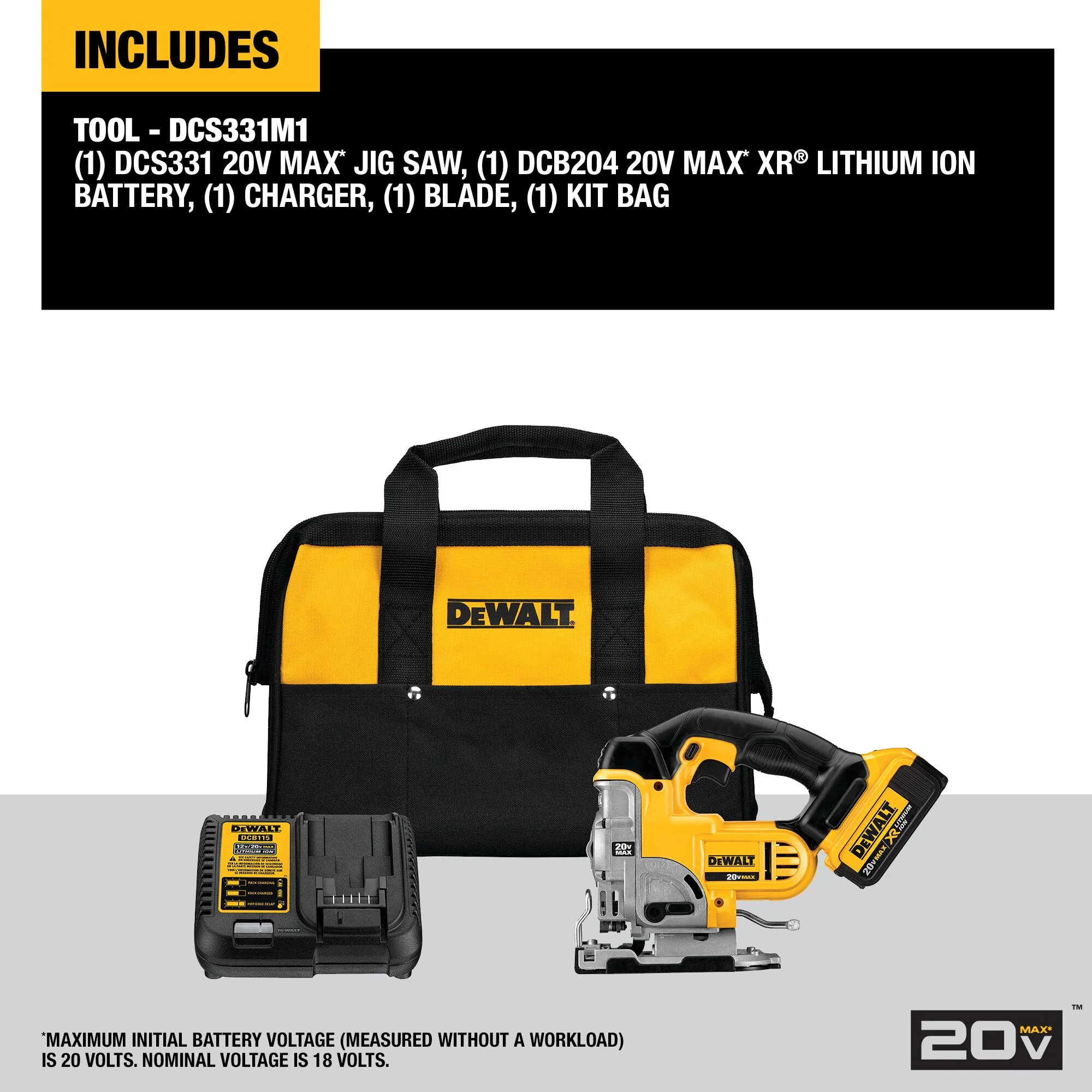DeWalt 20V MAX Jig Saw Kit - Image 11