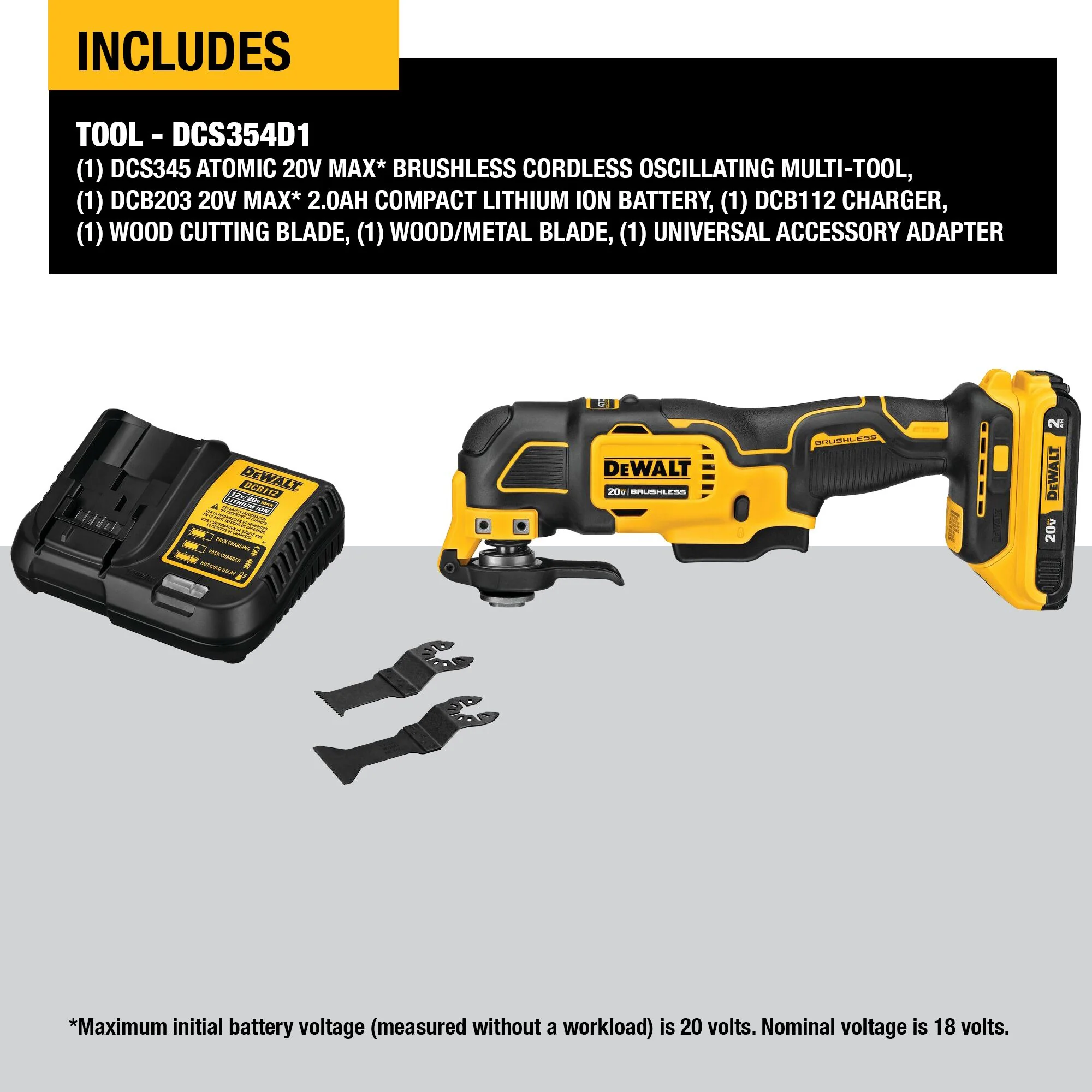DeWalt ATOMIC™ 20V MAX Brushless Cordless Oscillating Multi-Tool Kit - Image 6