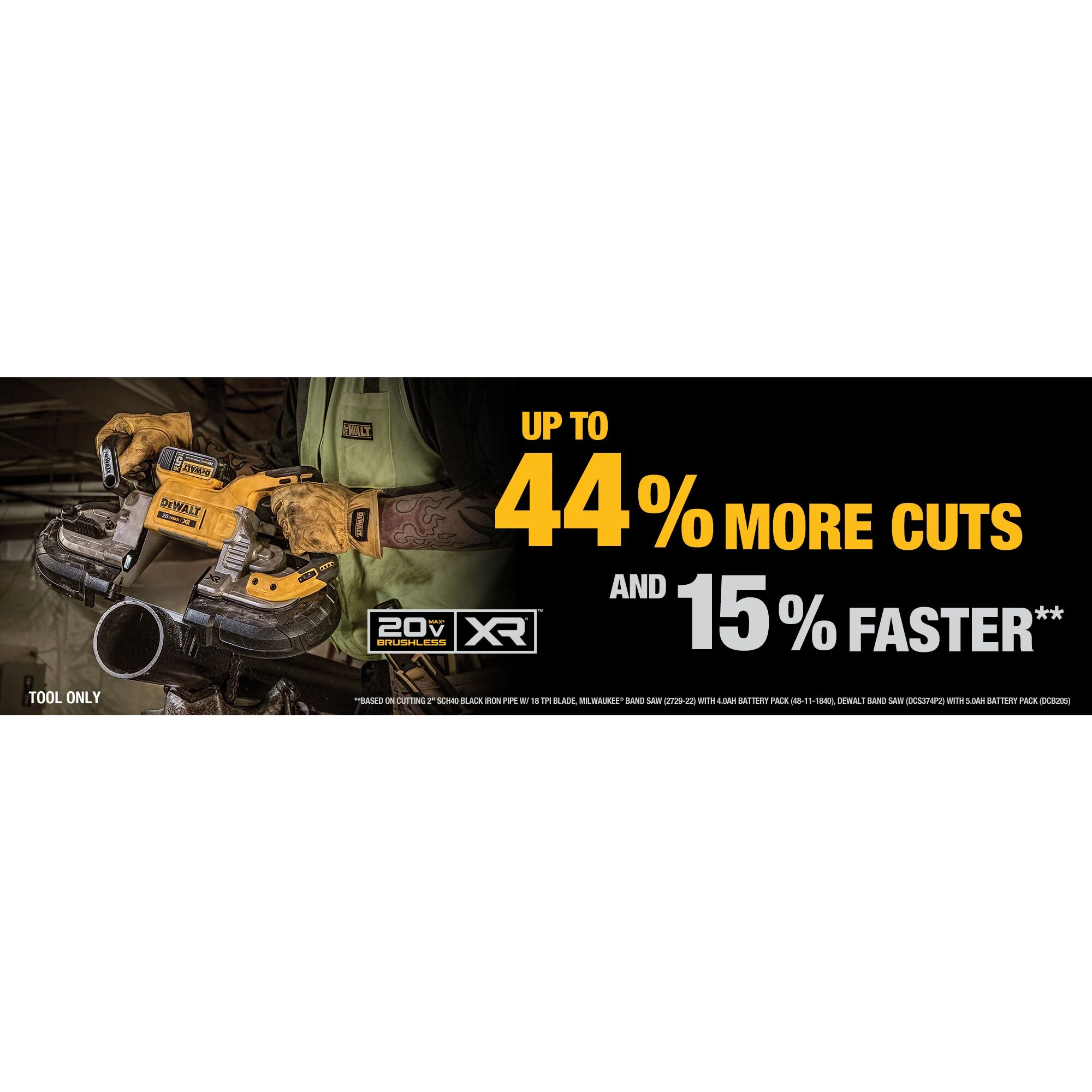 DeWalt 20V MAX XR® Cordless Brushless Deep Cut Band Saw - Tool Only - Image 5