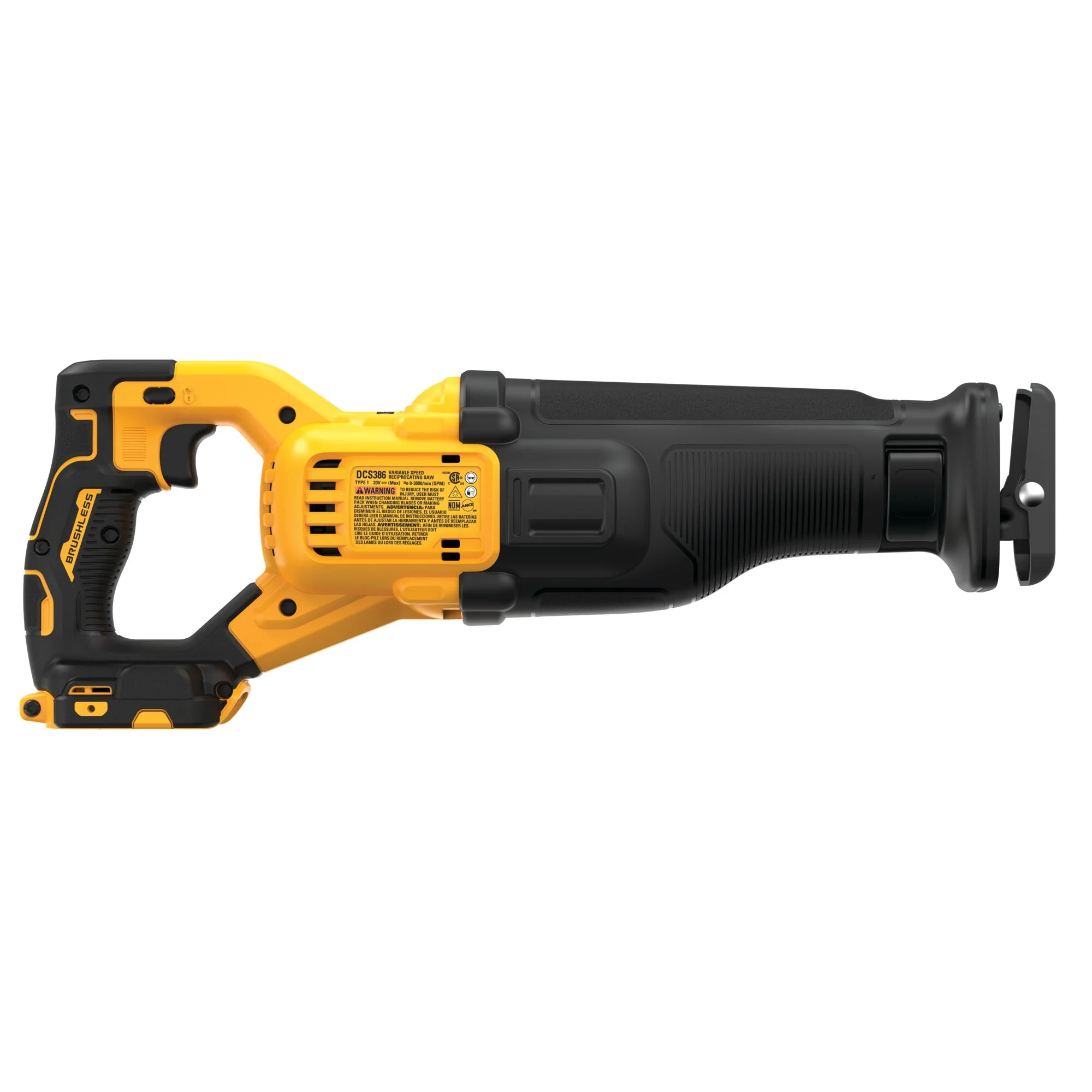 DeWalt FLEXVOLT® 20V MAX Brushless Cordless Reciprocating Saw - Tool Only - Image 4
