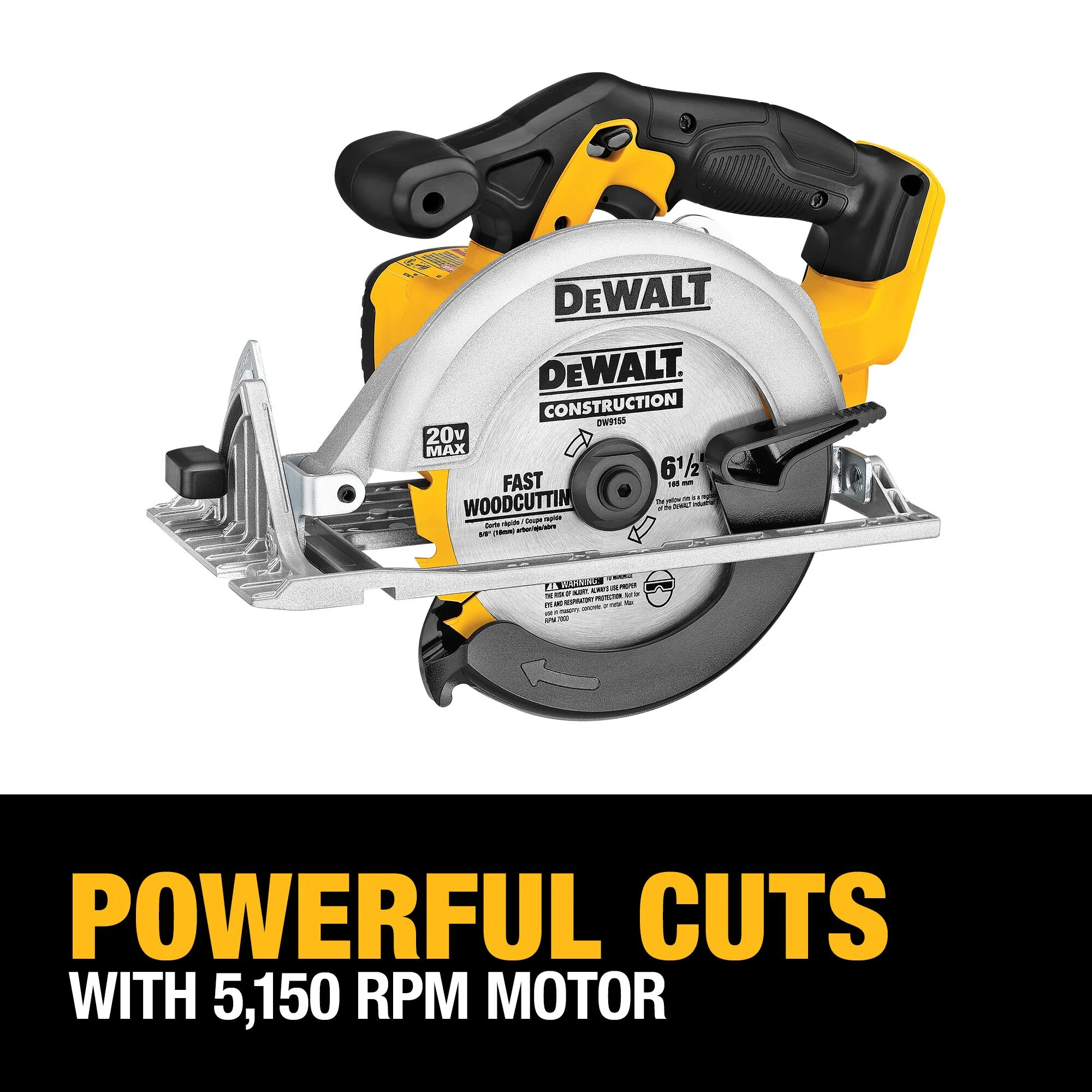 DeWalt 20V MAX 6-1/2" Circular Saw - Tool Only - Image 4