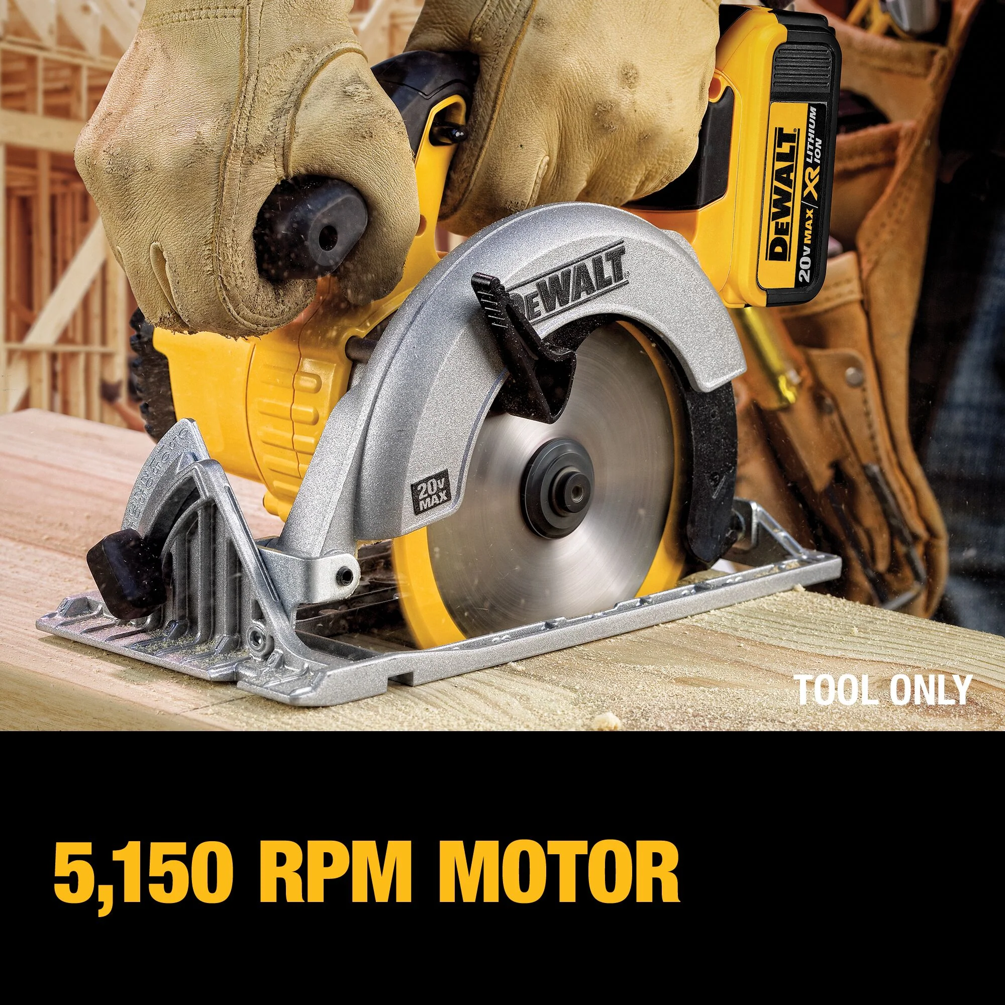 DeWalt 20V MAX 6-1/2" Circular Saw - Tool Only - Image 8