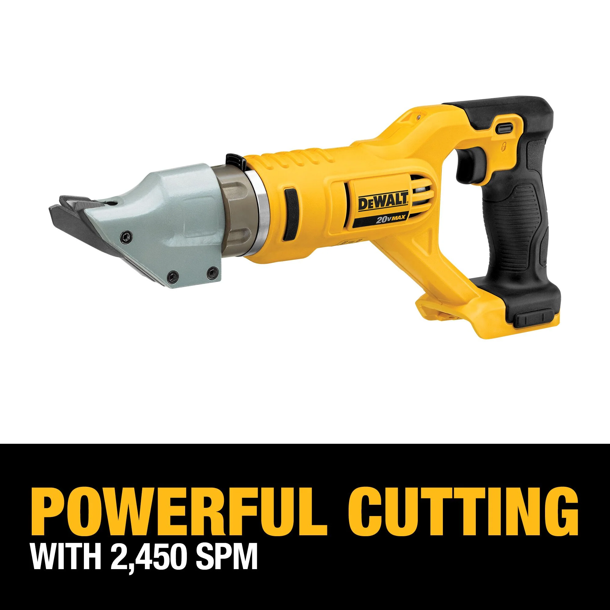 DeWalt 20V MAX 14G Swivel Head Double Cut Shears - Tool Only - Image 5