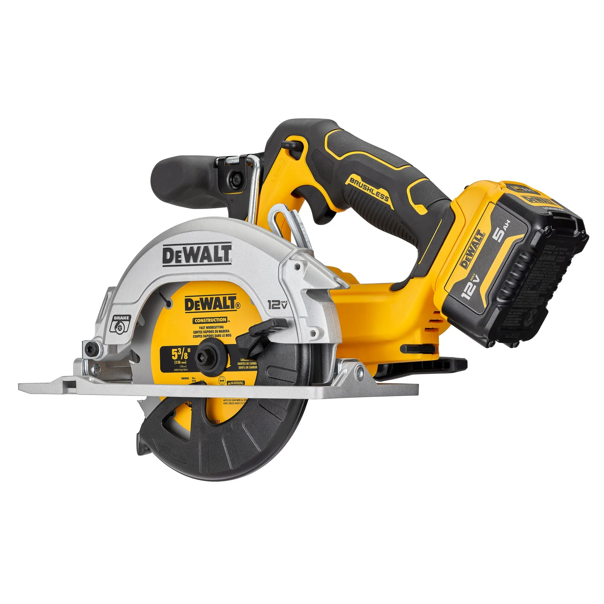 DeWalt XTREMEâ„¢ 12V MAX 5-3/8" Brushless Cordless Circular Saw Kit - Image 6