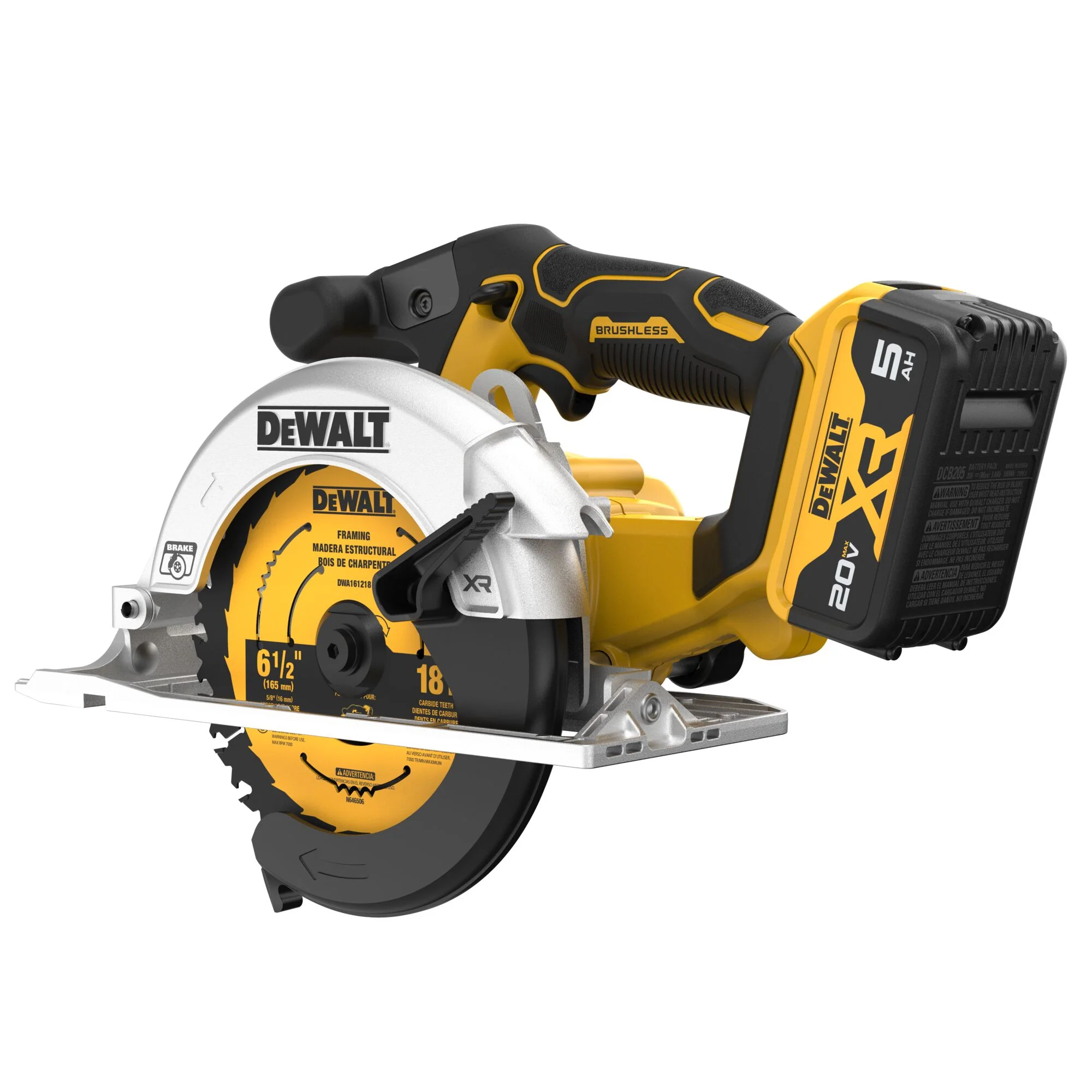 DeWalt 20V MAX 6-1/2" Brushless Cordless Circular Saw Kit - Image 6