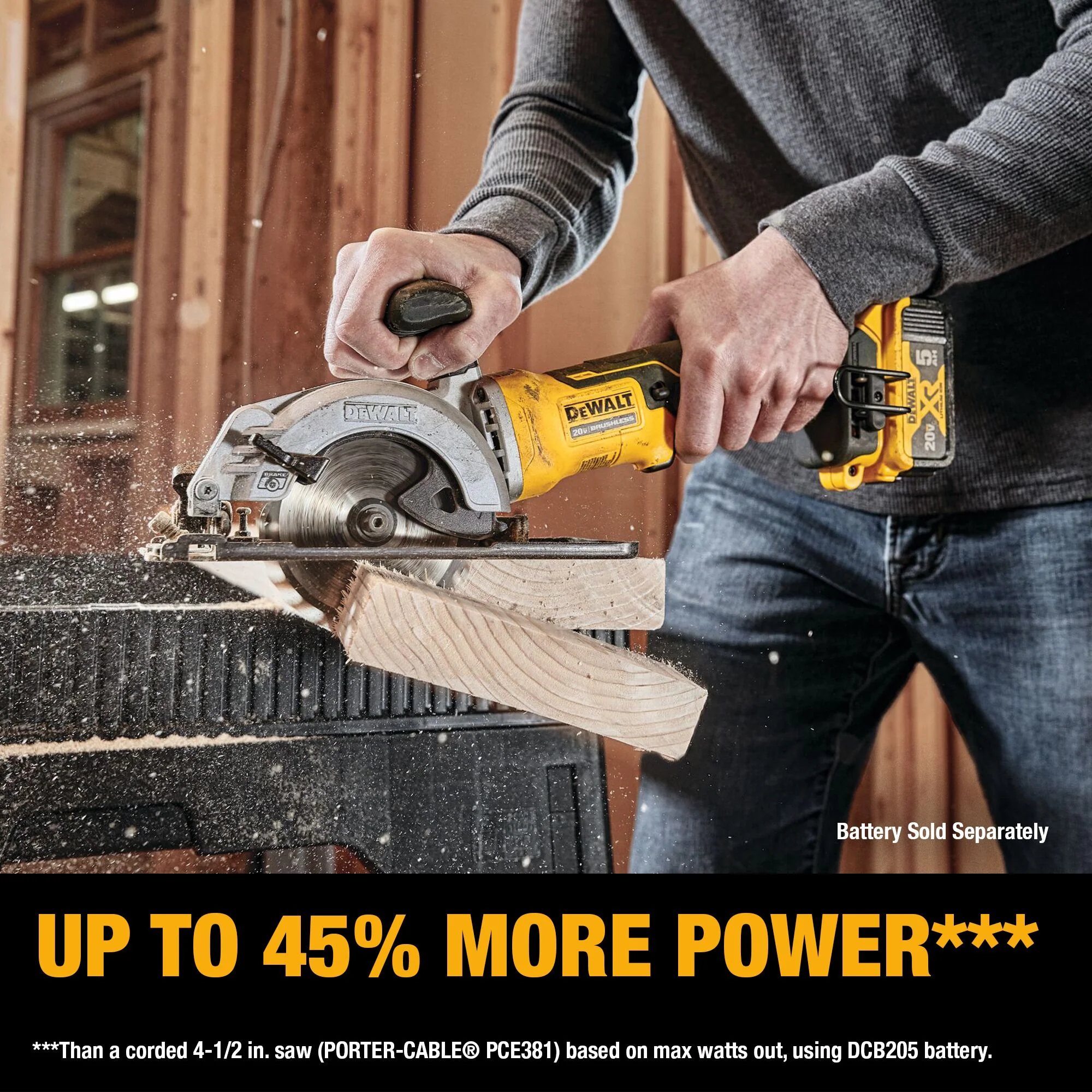DeWalt ATOMIC 20V MAX Brushless 4-1/2" Cordless Circular Saw - Tool Only - Image 16