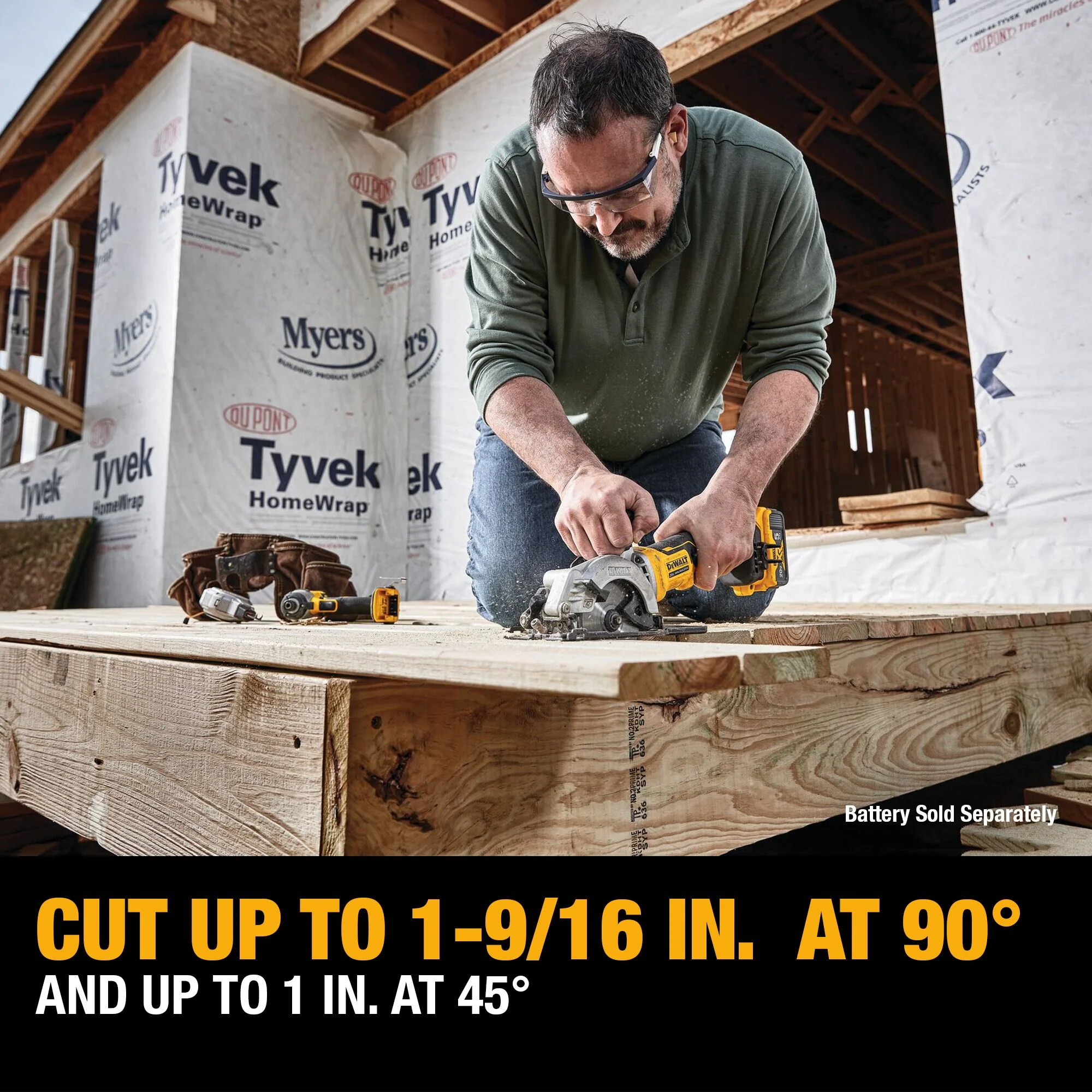DeWalt ATOMIC 20V MAX Brushless 4-1/2" Cordless Circular Saw - Tool Only - Image 17