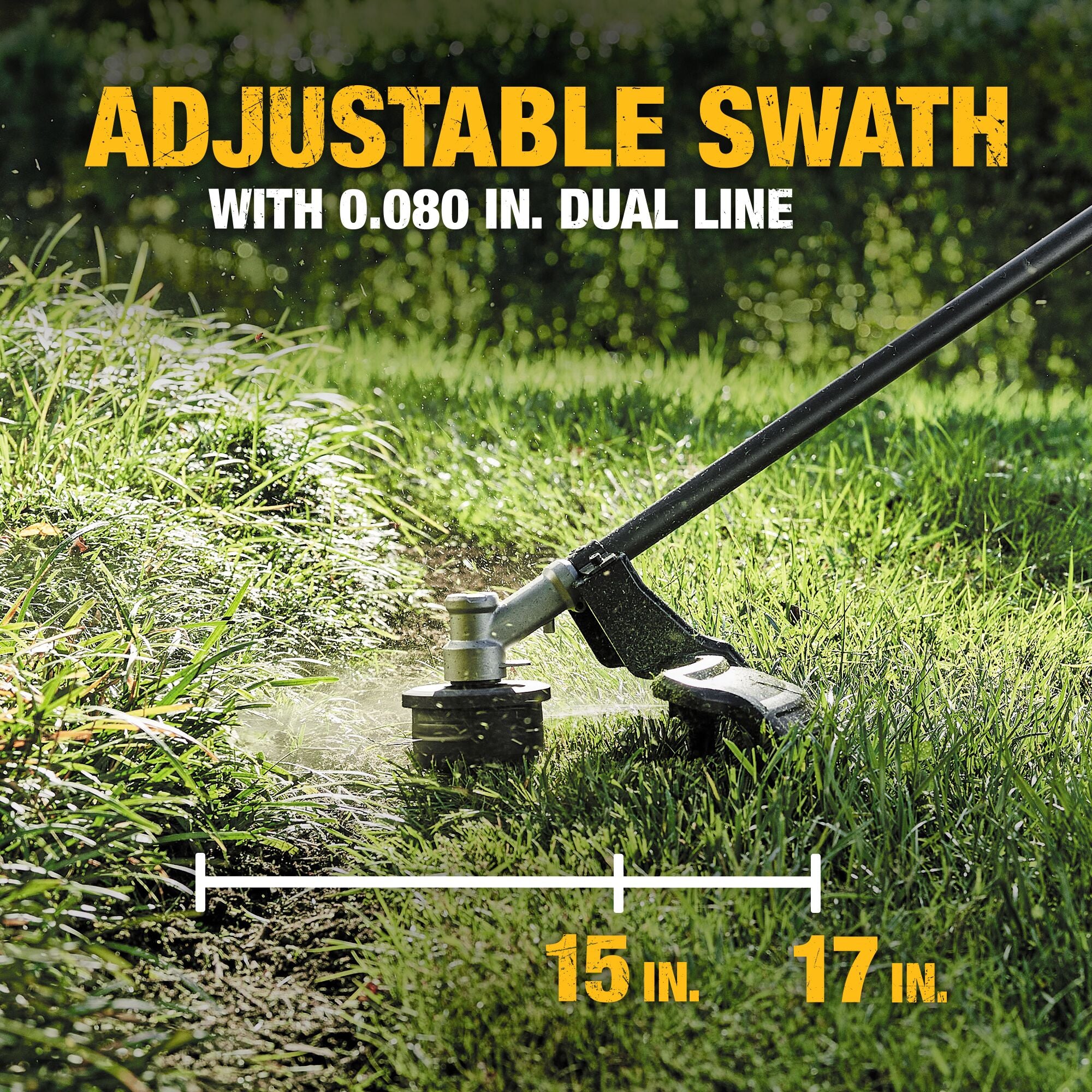 DeWalt 60V MAX 17" Attatchment Capable Brushless String Trimmer - Tool Only - Image 9