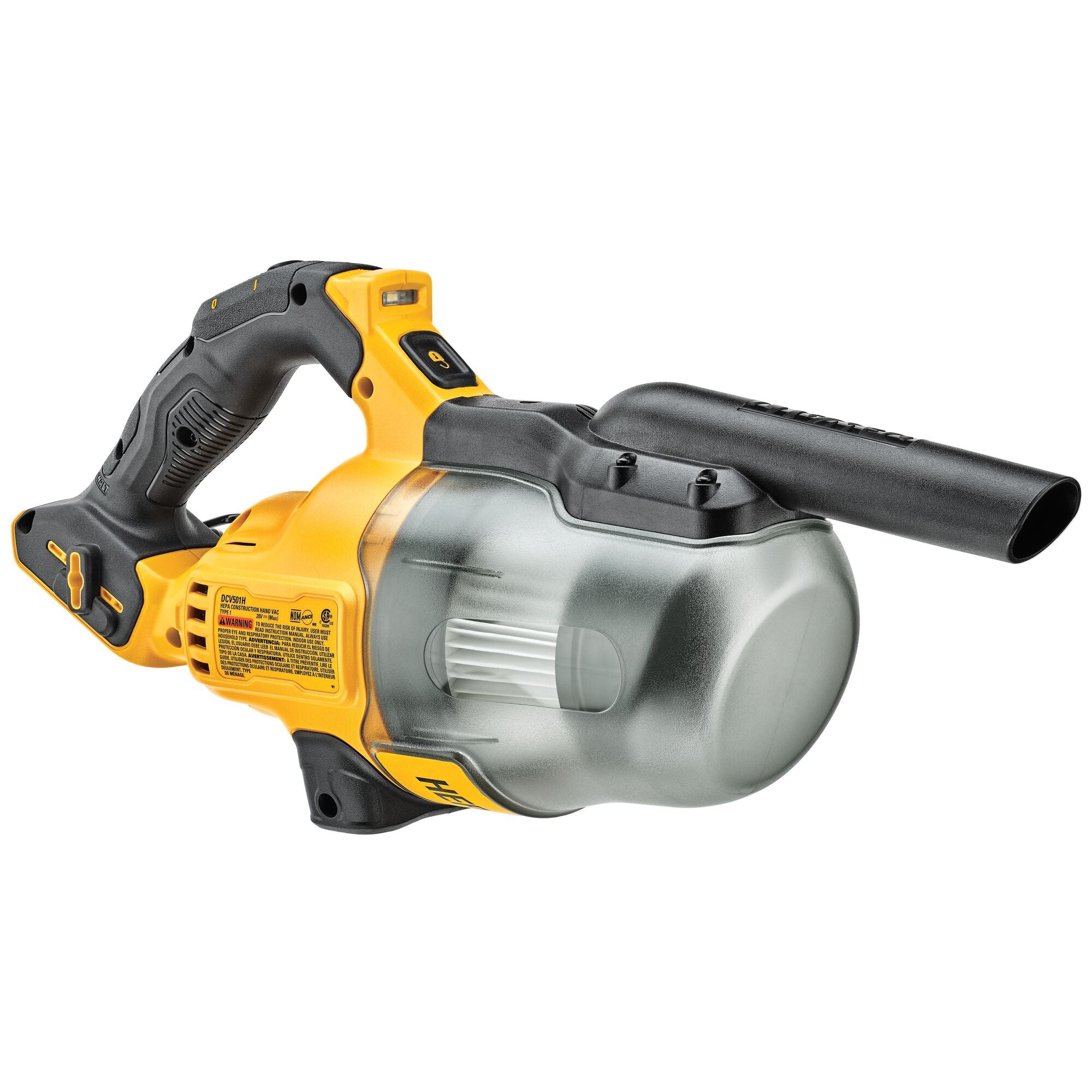 DeWalt 20V Cordless Handheld Dry Vacuum - Tool Only - Image 3