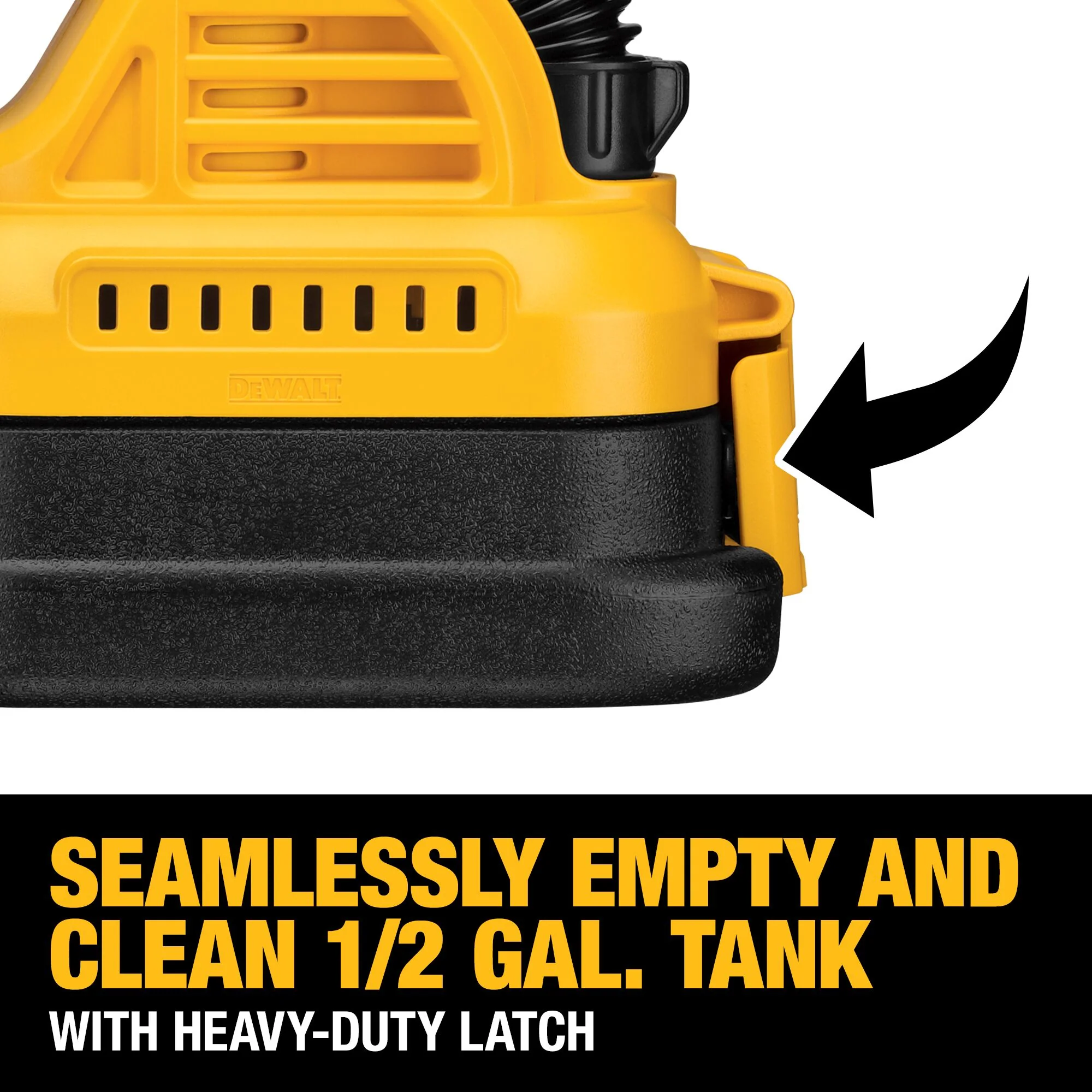 DeWalt 20V MAX 1/2 Gallon Wet/Dry Portable Vacuum Kit - Image 8