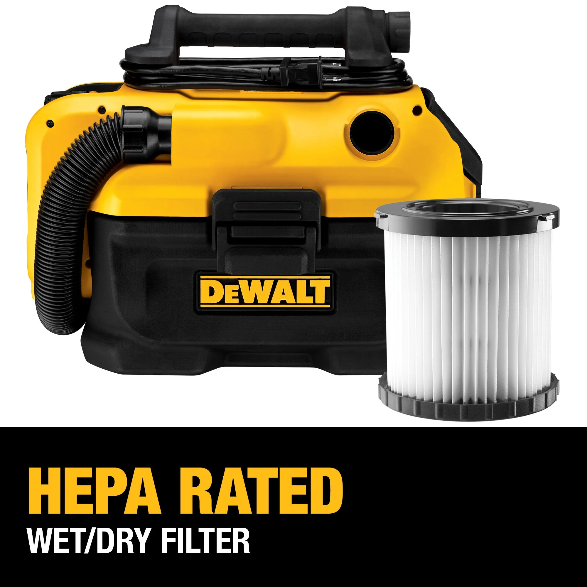 DeWalt 20V MAX Cordless/Corded Wet-Dry Vacuum - Tool Only - Image 10