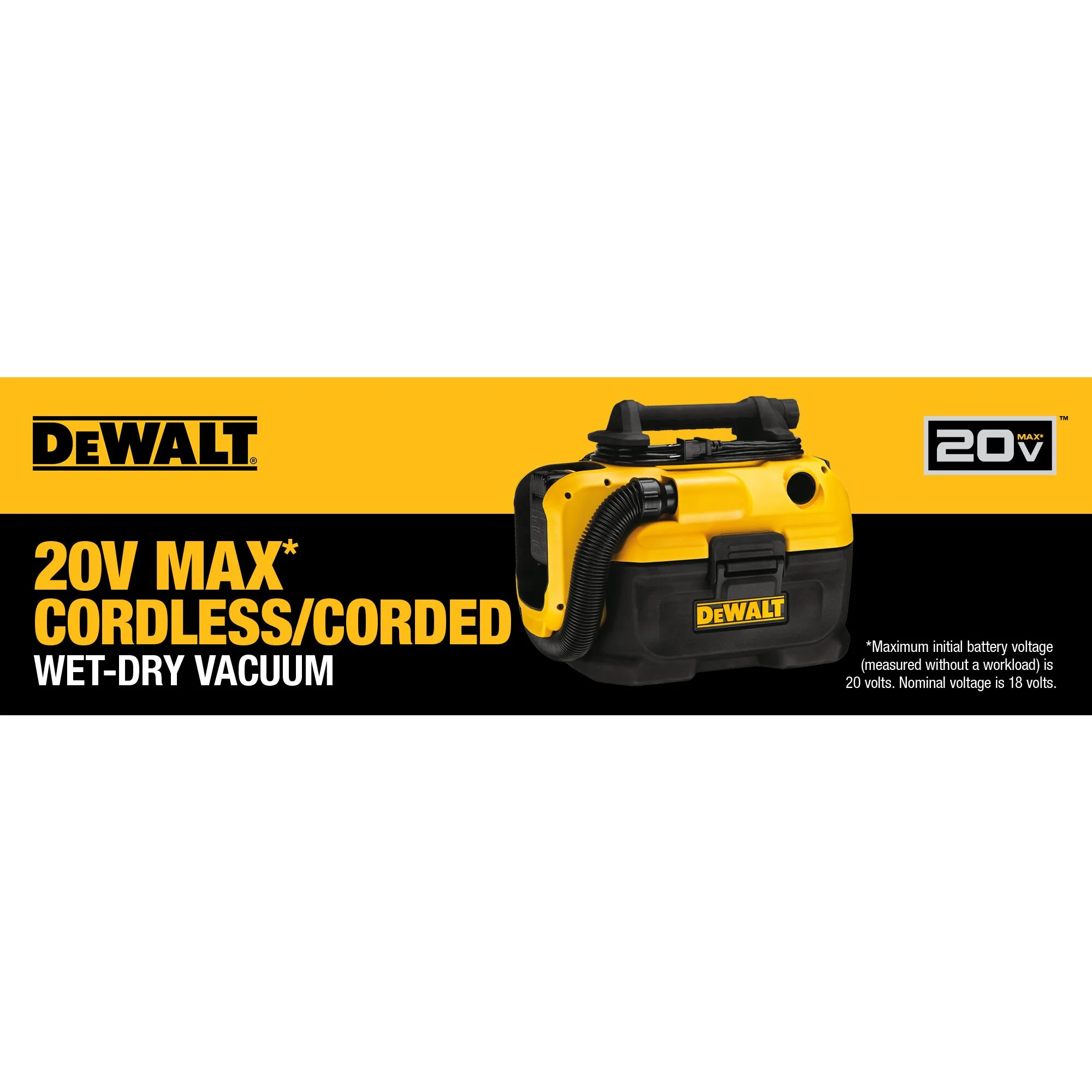 DeWalt 20V MAX Cordless/Corded Wet-Dry Vacuum - Tool Only - Image 11