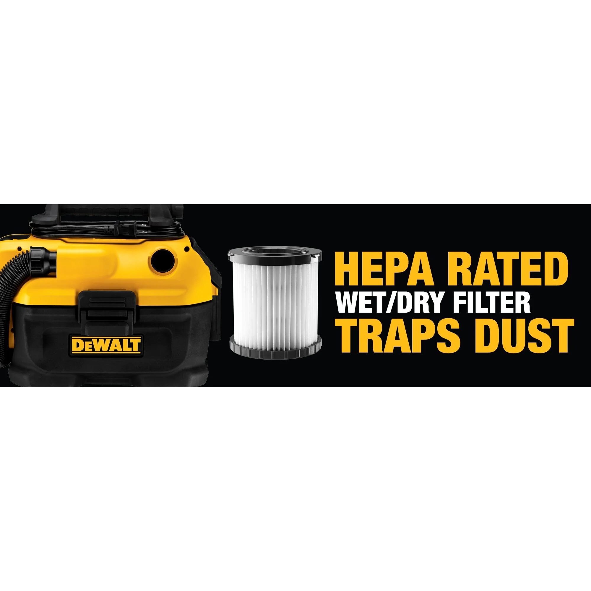 DeWalt 20V MAX Cordless/Corded Wet-Dry Vacuum - Tool Only - Image 13