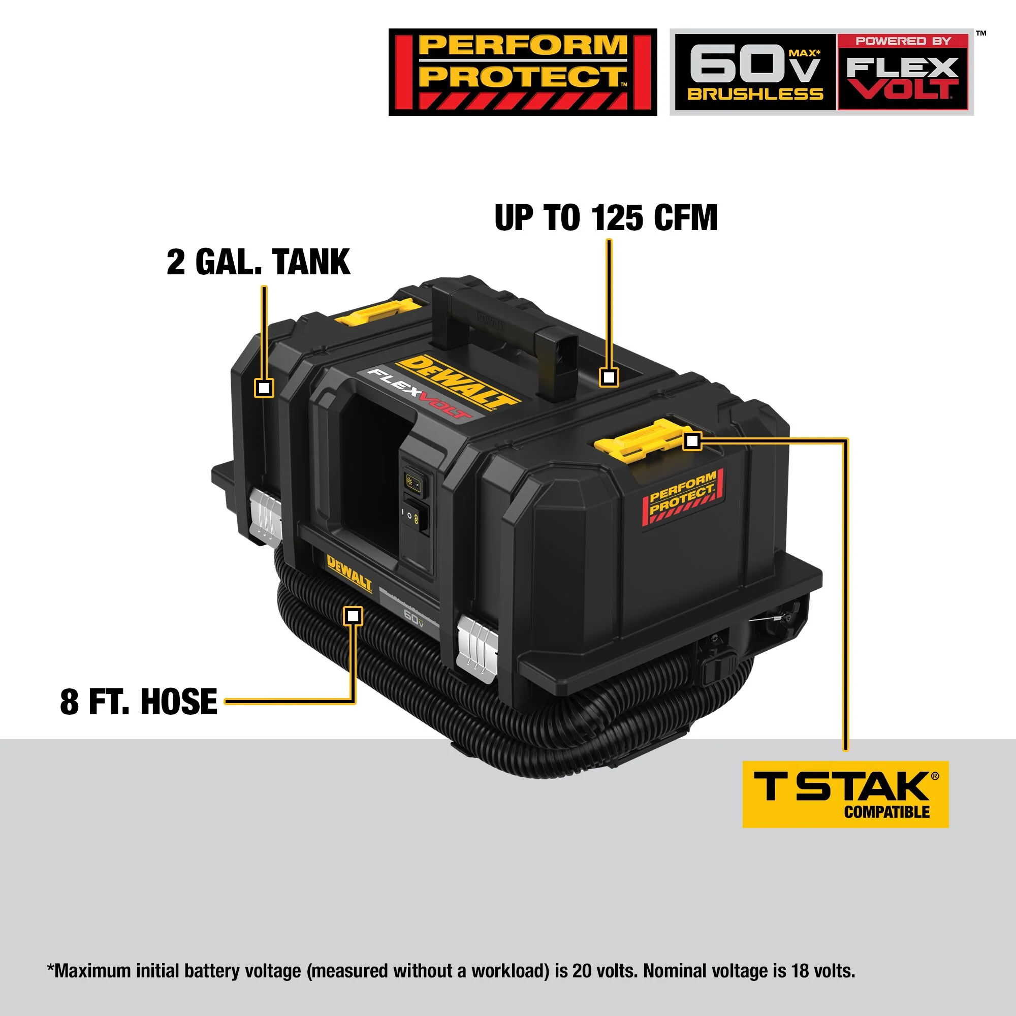 DeWalt FLEXVOLT® 60V MAX Cordless Dust Extractor - Tool Only - Image 14
