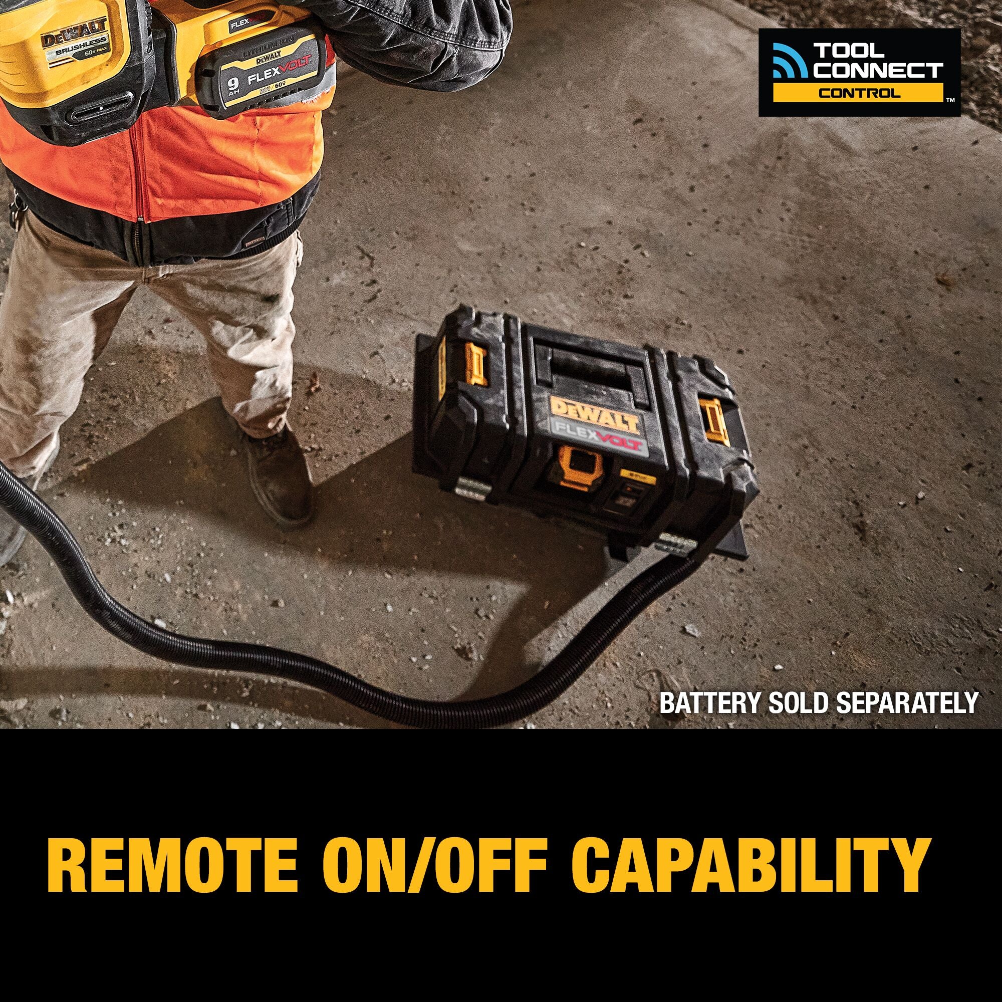 DeWalt FLEXVOLT® 60V MAX Cordless Dust Extractor - Tool Only - Image 17