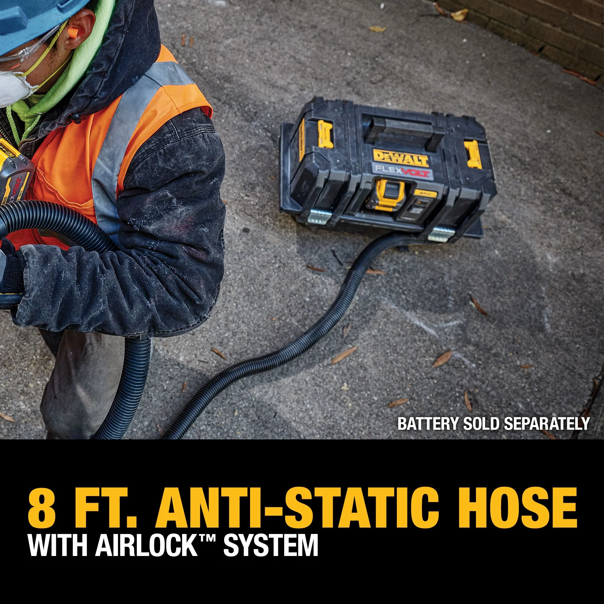 DeWalt FLEXVOLT® 60V MAX Cordless Dust Extractor - Tool Only - Image 18