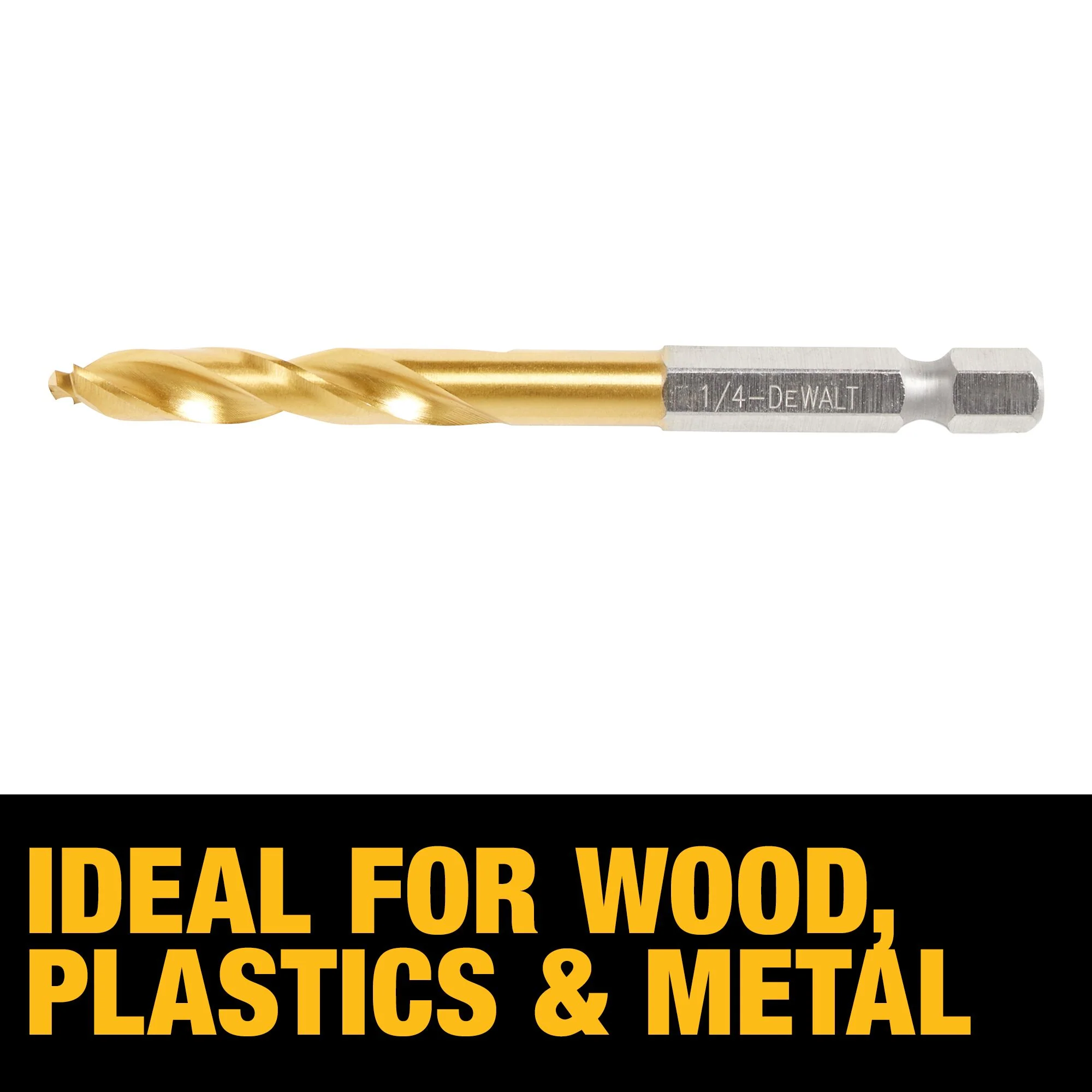 DeWalt 5 pc. IMPACT READY® Titanium Nitride Coating Drill Bit Set - Image 7
